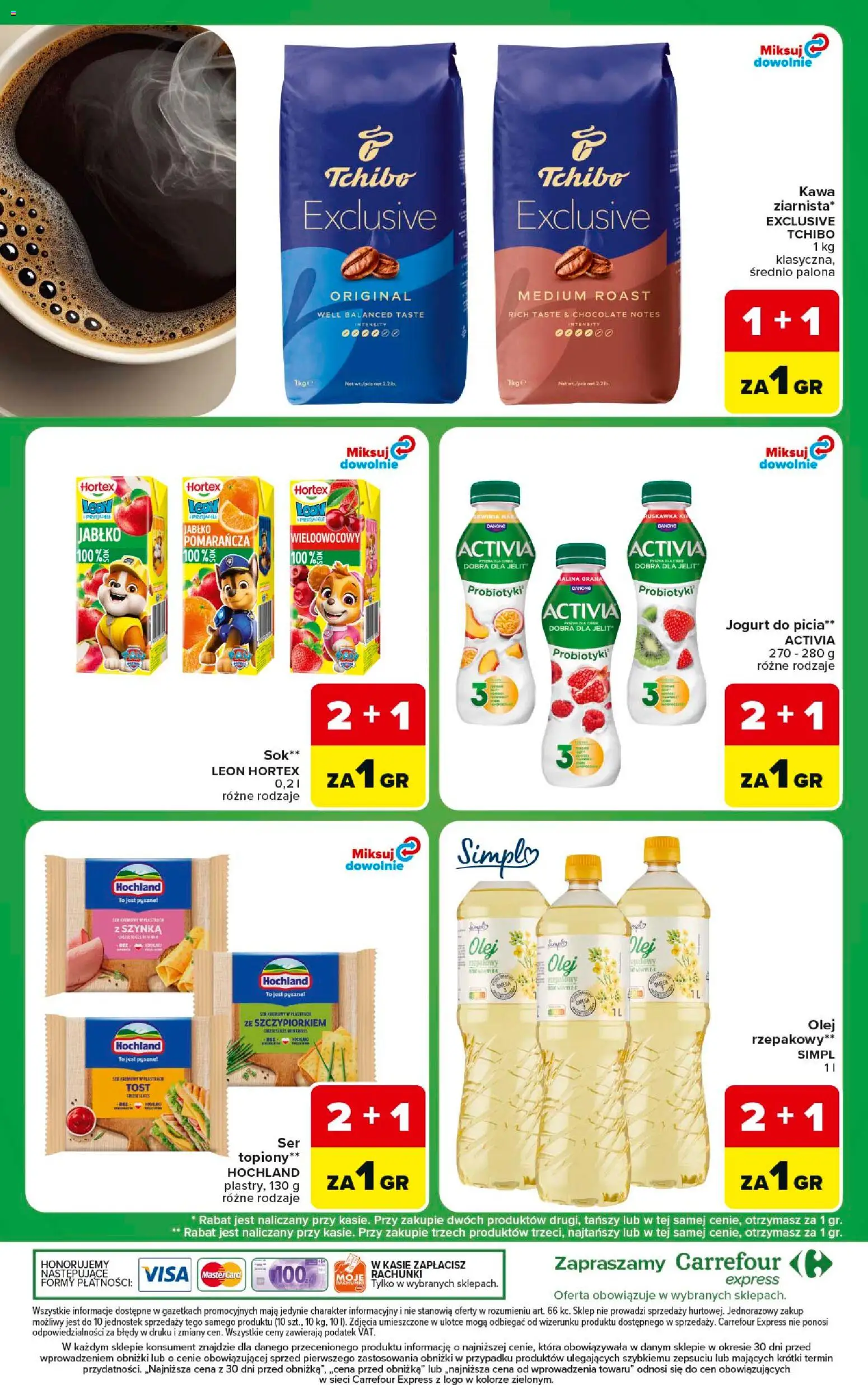Carrefour gazetka - Express od 25.08.2026 | Strona: 8 | Produkty: Tchibo, Ser, Olej, Kawa
