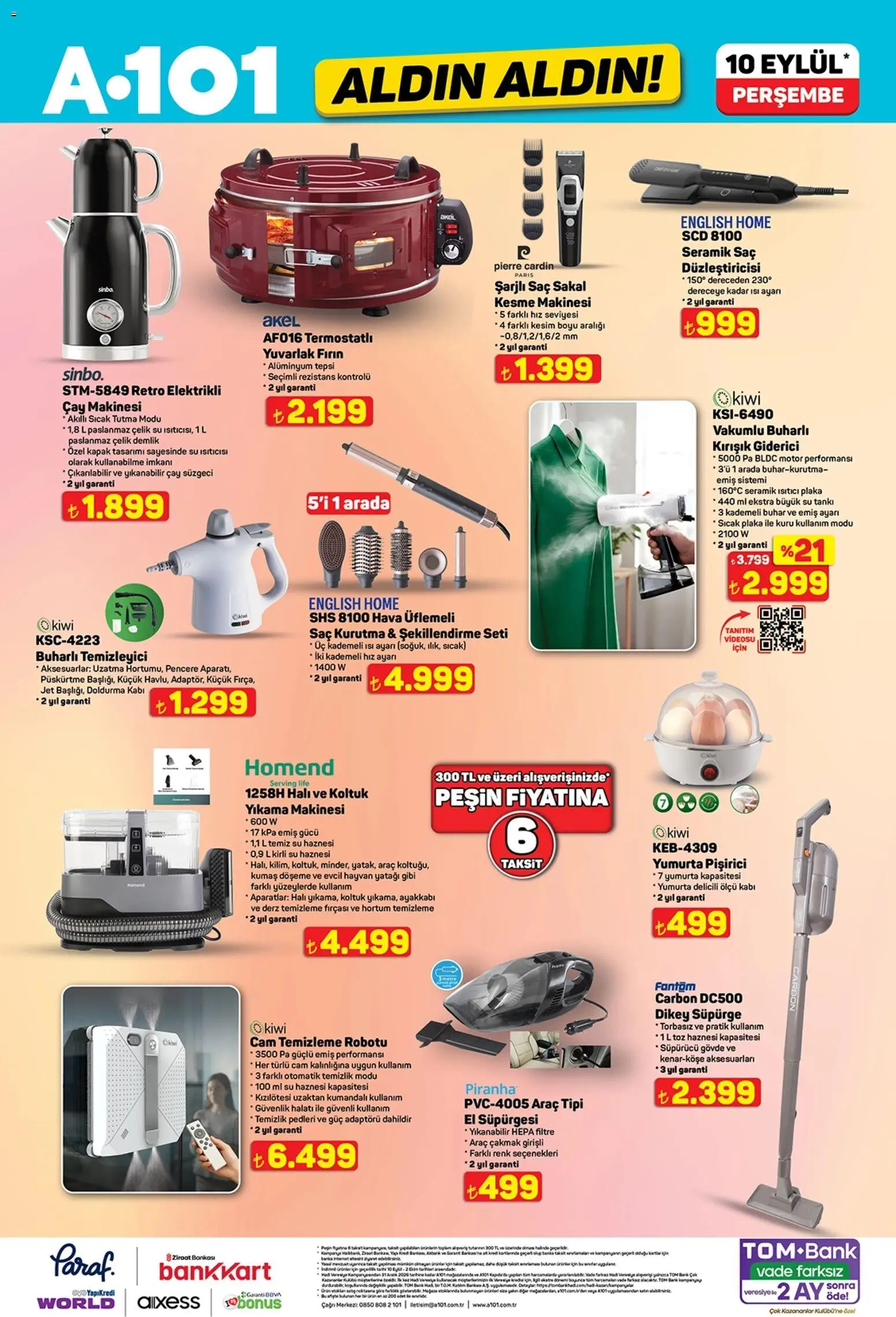 A101 - Katalog Aldın Aldın - 10 Eylül 2026 tarihinden itibaren geçerlidir | Sayfa: 7
