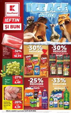 Ofertele Kaufland valabile de la 16.09.2026