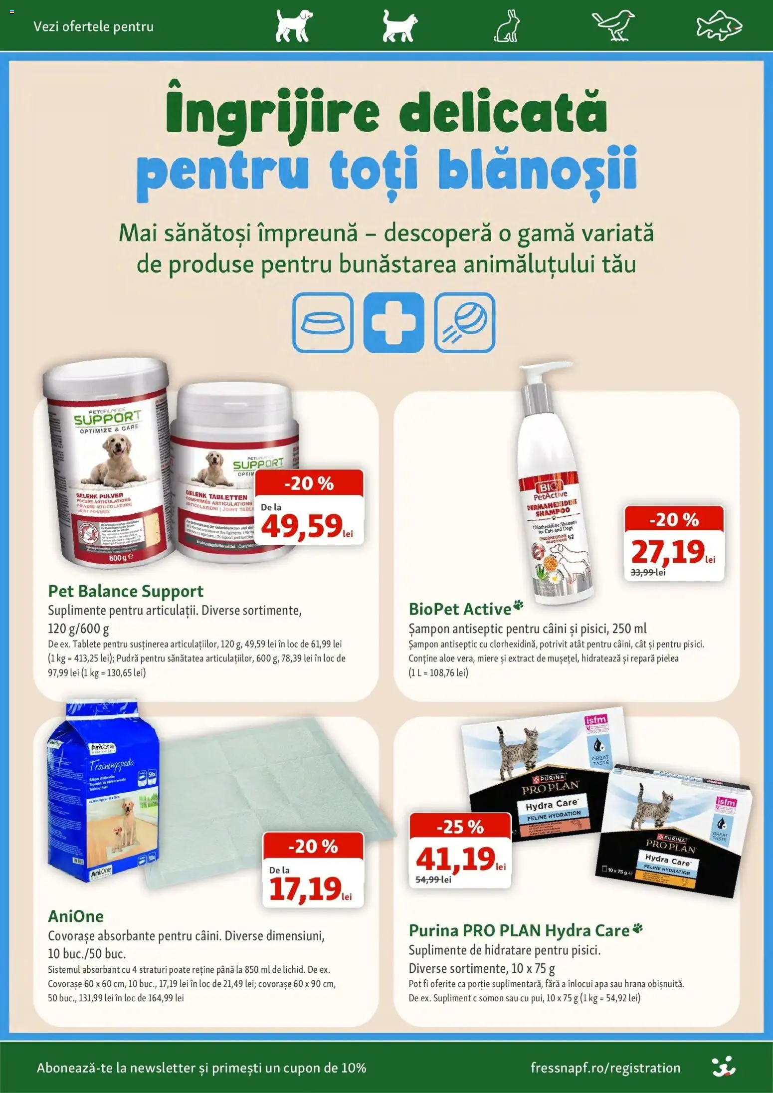 Fressnapf Catalog | Pagină: 3 | Produse: Active, Pudră, Somon, Absorbante