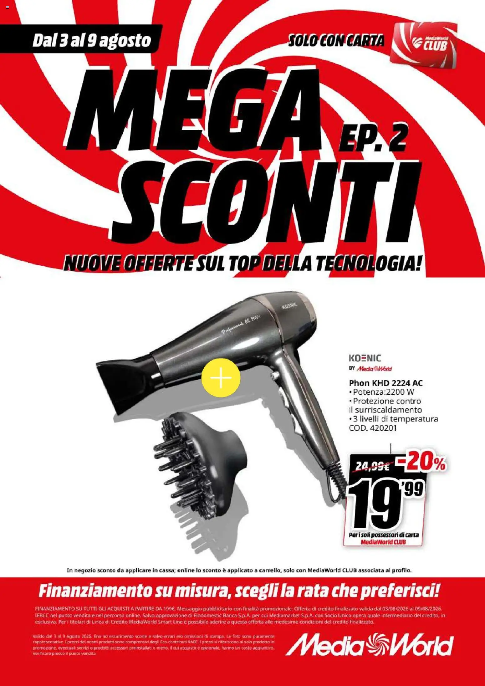 Volantino Media World del 03/08/2026 | Pagina: 48