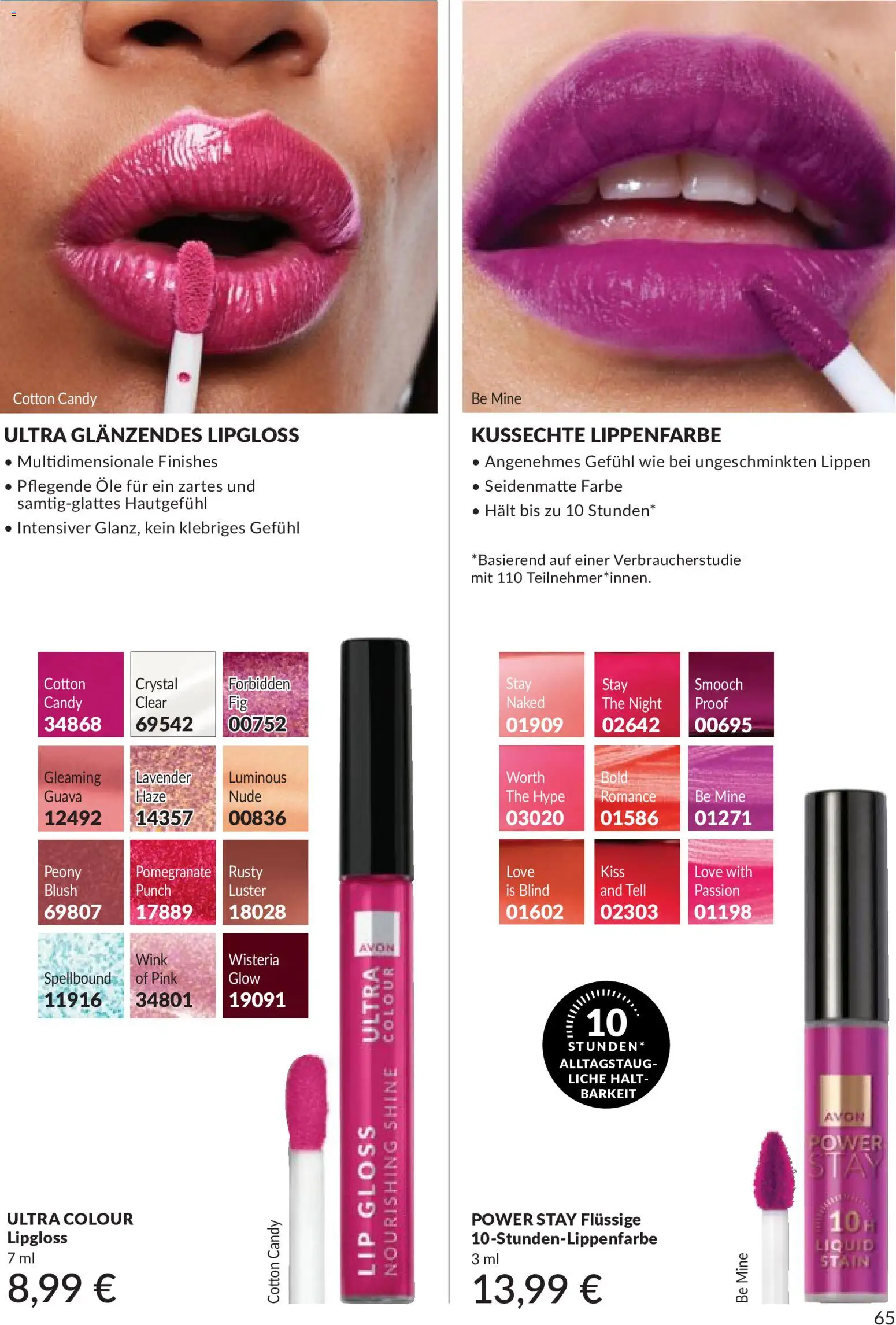 AVON Katalog Juni 2026 – gültig ab 01.06.2026 | Seite: 65 | Produkte: Lipgloss, Blush