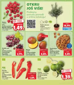 Paprika rog crvena, 180 g Zemlja porijekla Maroko - Pregled kataloga iz trgovine Kaufland, vrijedi od 29.04.2026 | Stranica: 5