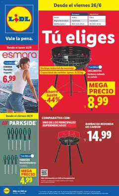 Vista previa Lidl folleto de bazar válido desde el 22.06.2026