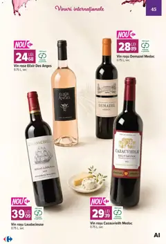 Ofertele Carrefour valabile de la 07.10.2026 | Pagină: 45 | Produse: Vin rosu, Elixir, Vin rose, Vin