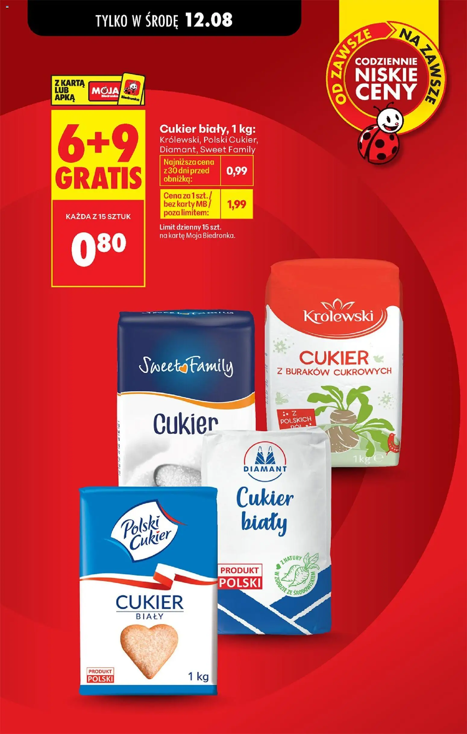 Biedronka Polsko leták - Codziennie niskie ceny od 12.08.2026 | Strana: 14 | Produkty: Karty