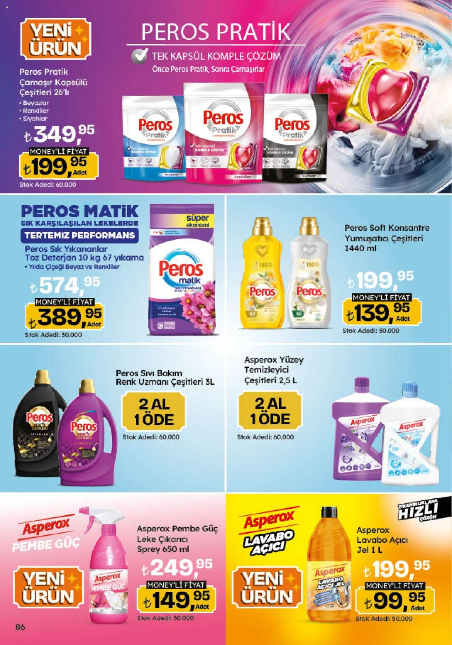 Migros Katalog - 5M Migroskop Dijital - 20 Ağustos 2026 tarihinden itibaren geçerlidir | Sayfa: 86 | Ürünler: Lavabo, Yumuşatıcı, Leke çıkarıcı, Lavabo açıcı