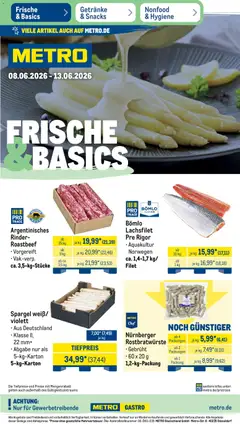 Metro Prospekt ab 08.06.2026 gültig