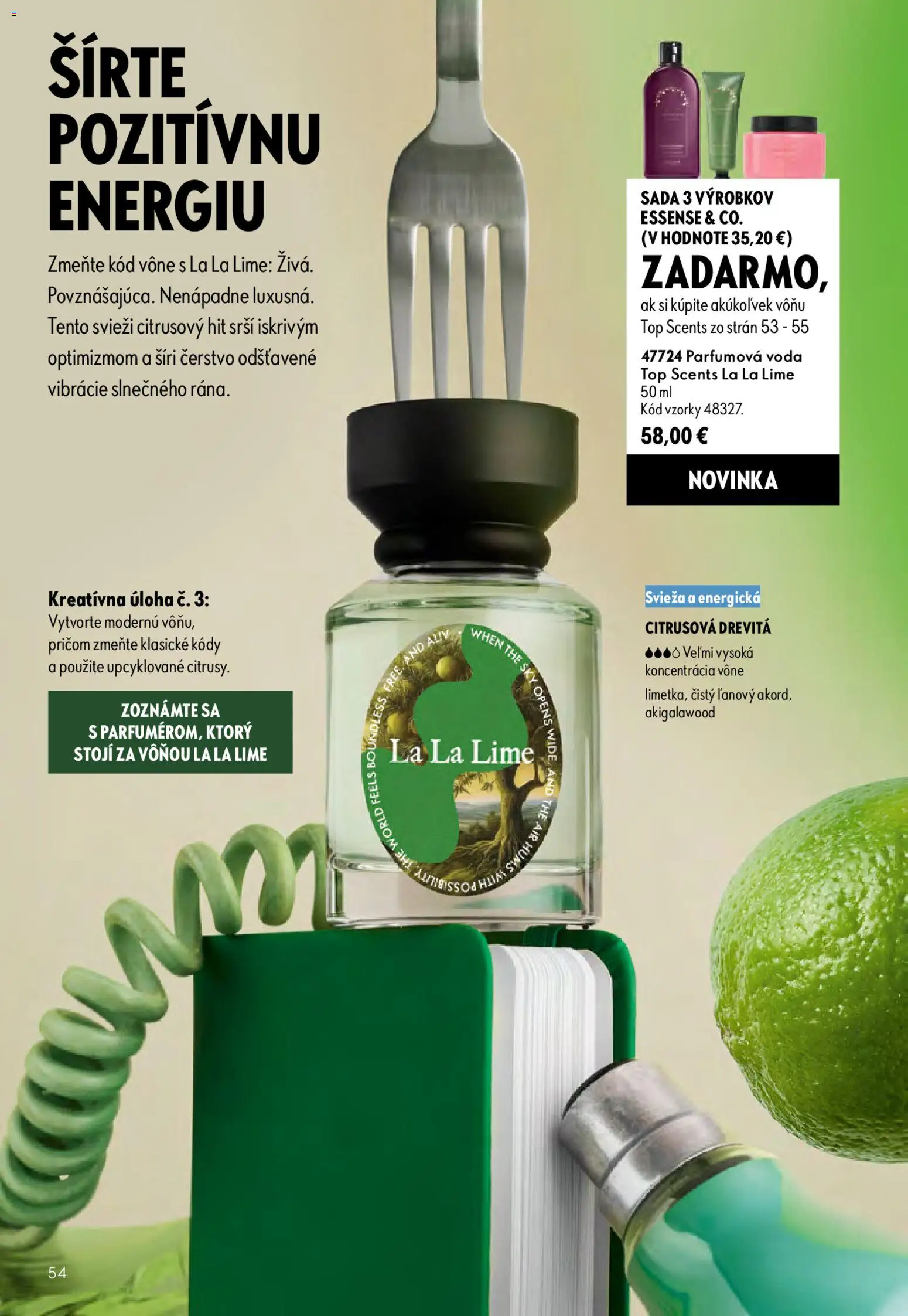 Nové Oriflame akcie – leták je platný od 19.08.2026 | Strana: 54 | Produkty: Voda