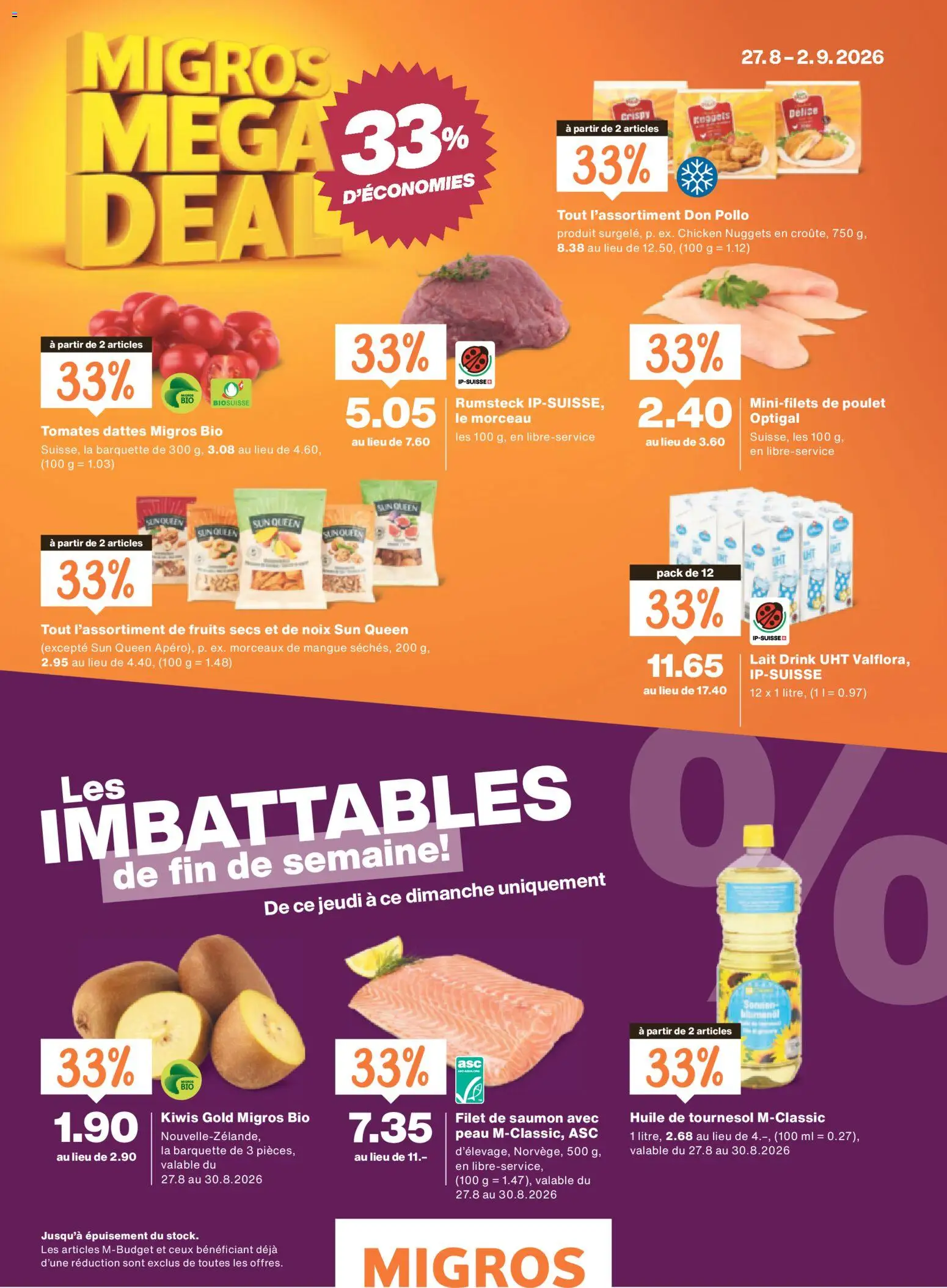 Migros aktionen Magazine FR – gültig ab 26.08.2026 | Seite: 48
