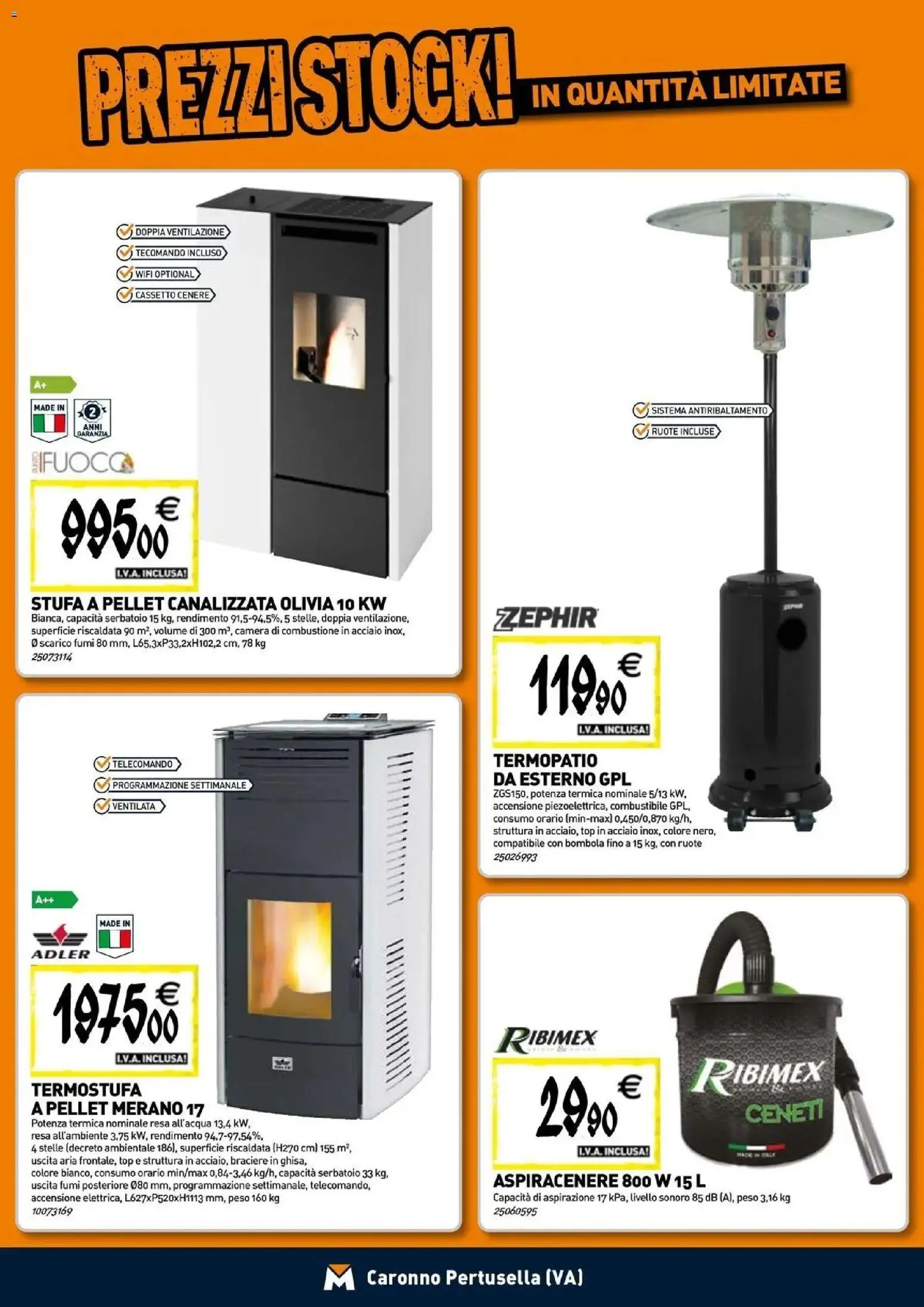 Volantino TECNOMAT del 24/09/2026 | Pagina: 9 | Prodotti: Telecomando, Stufa, Top, Aspiracenere