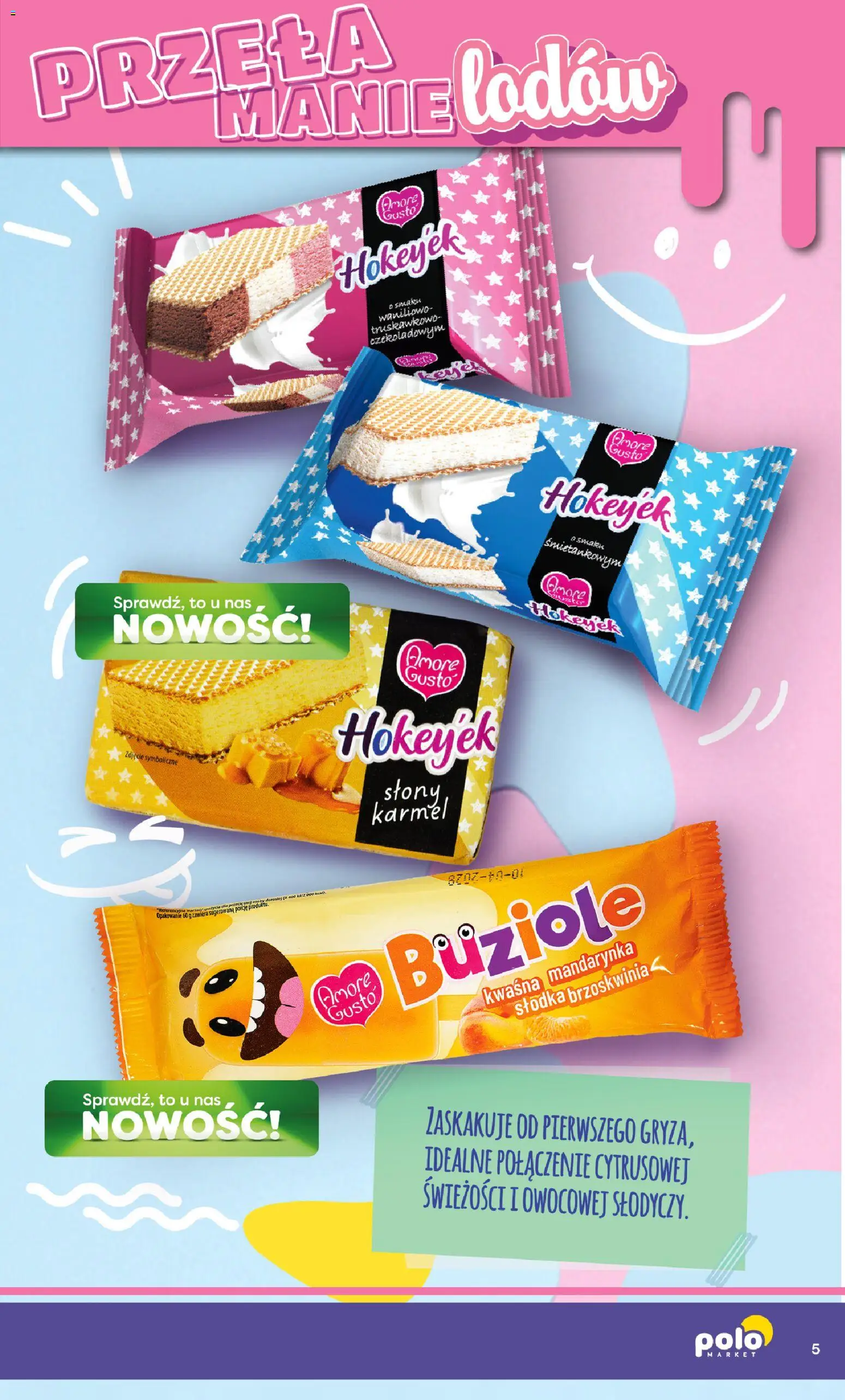 POLOmarket gazetka - Przełamanie Lodów od 30.04.2026 | Strona: 5 | Produkty: Brzoskwinia