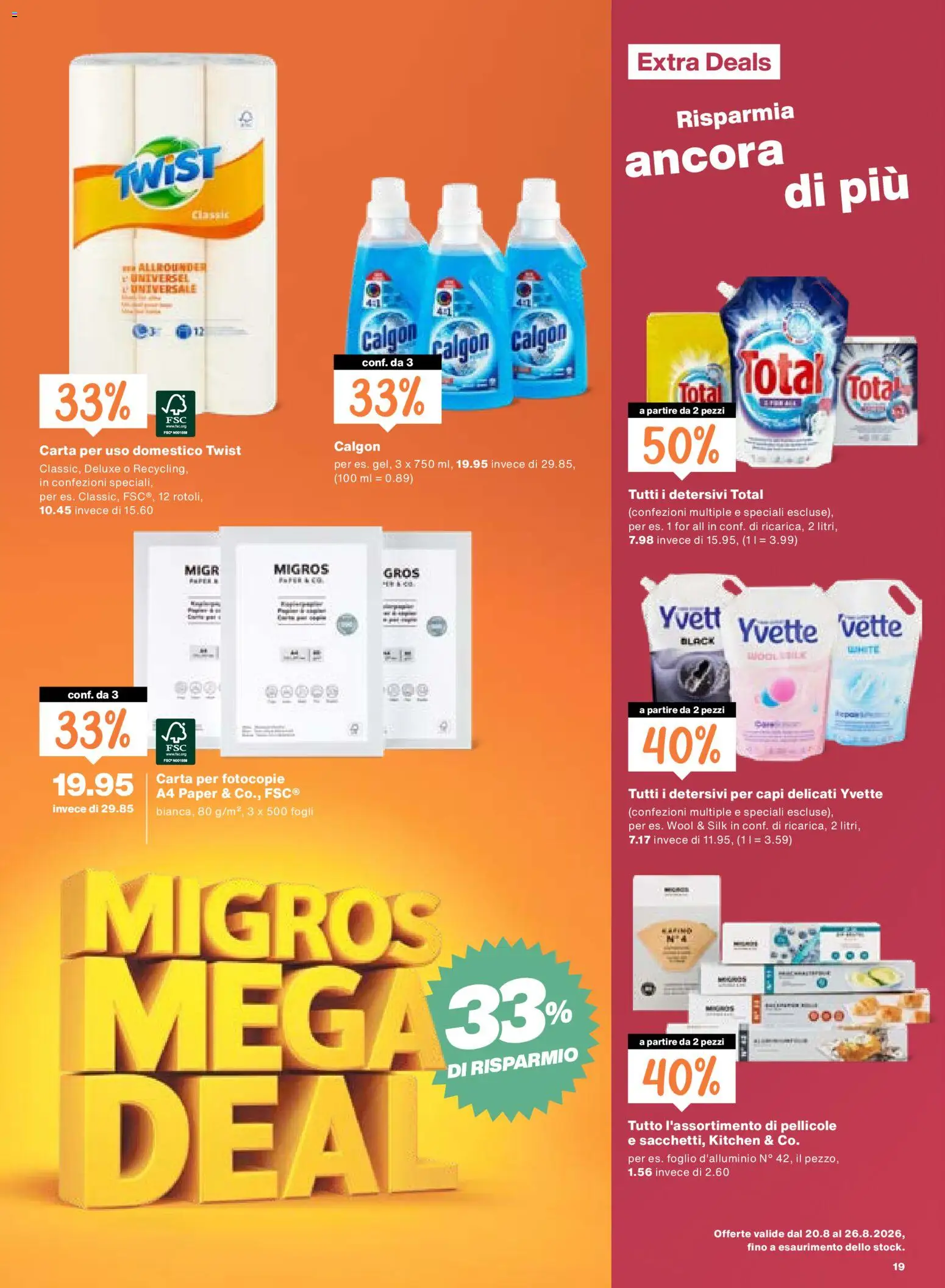 Migros aktionen IT – gültig ab 20.08.2026 | Seite: 19