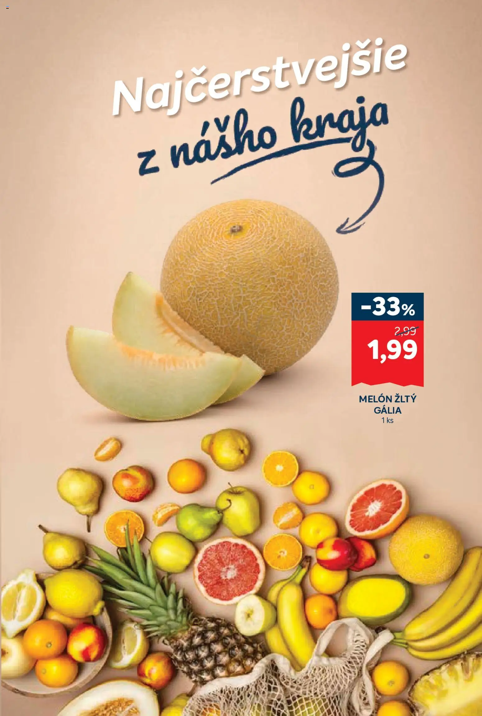 Nové Kraj akcie – leták je platný od 30.07.2026 | Strana: 3 | Produkty: Melón