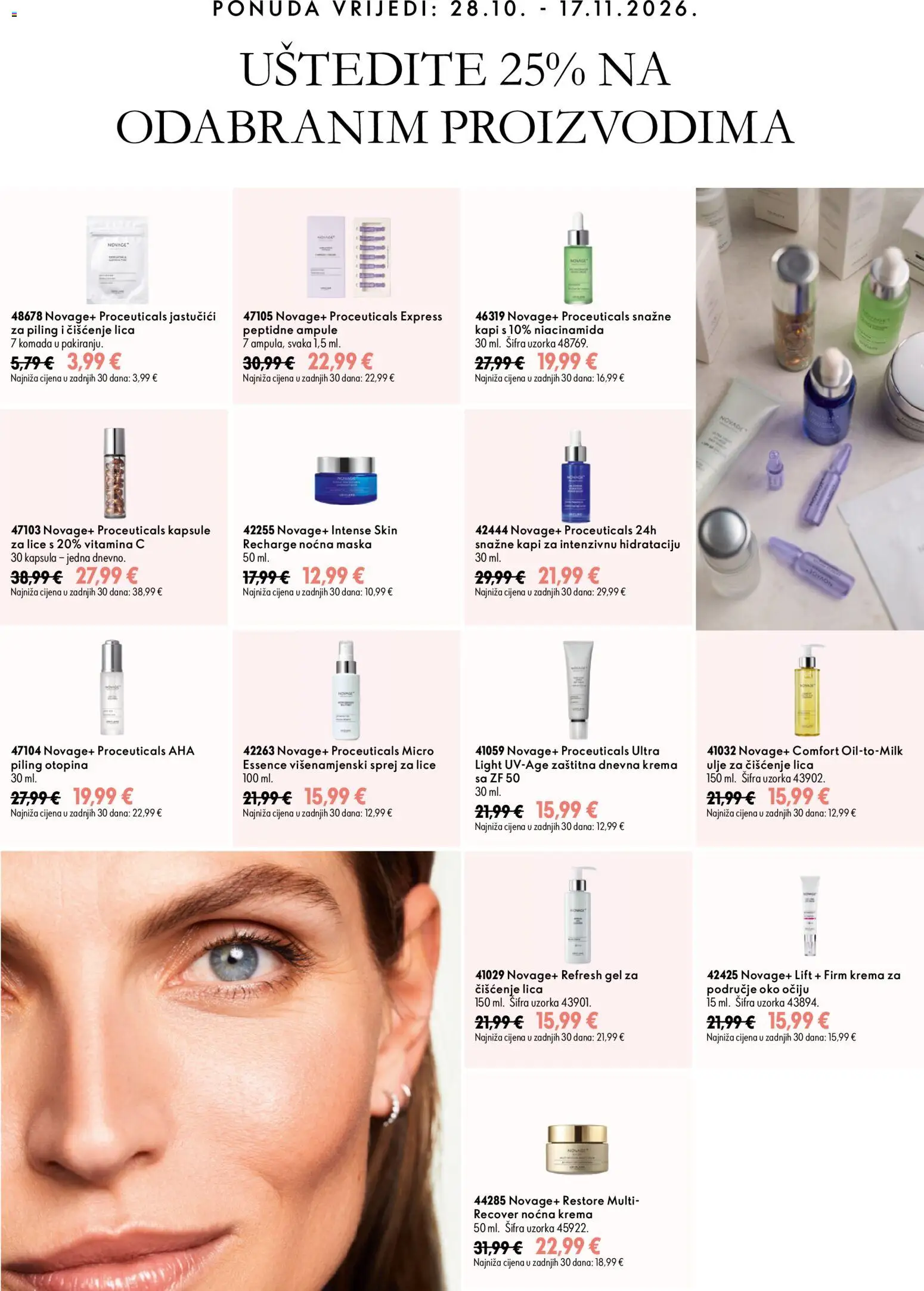 Oriflame katalog | vrijedi od 28.10.2026 | Stranica: 11 | Proizvodi: Noćna krema, Maska, Piling, Kapsule