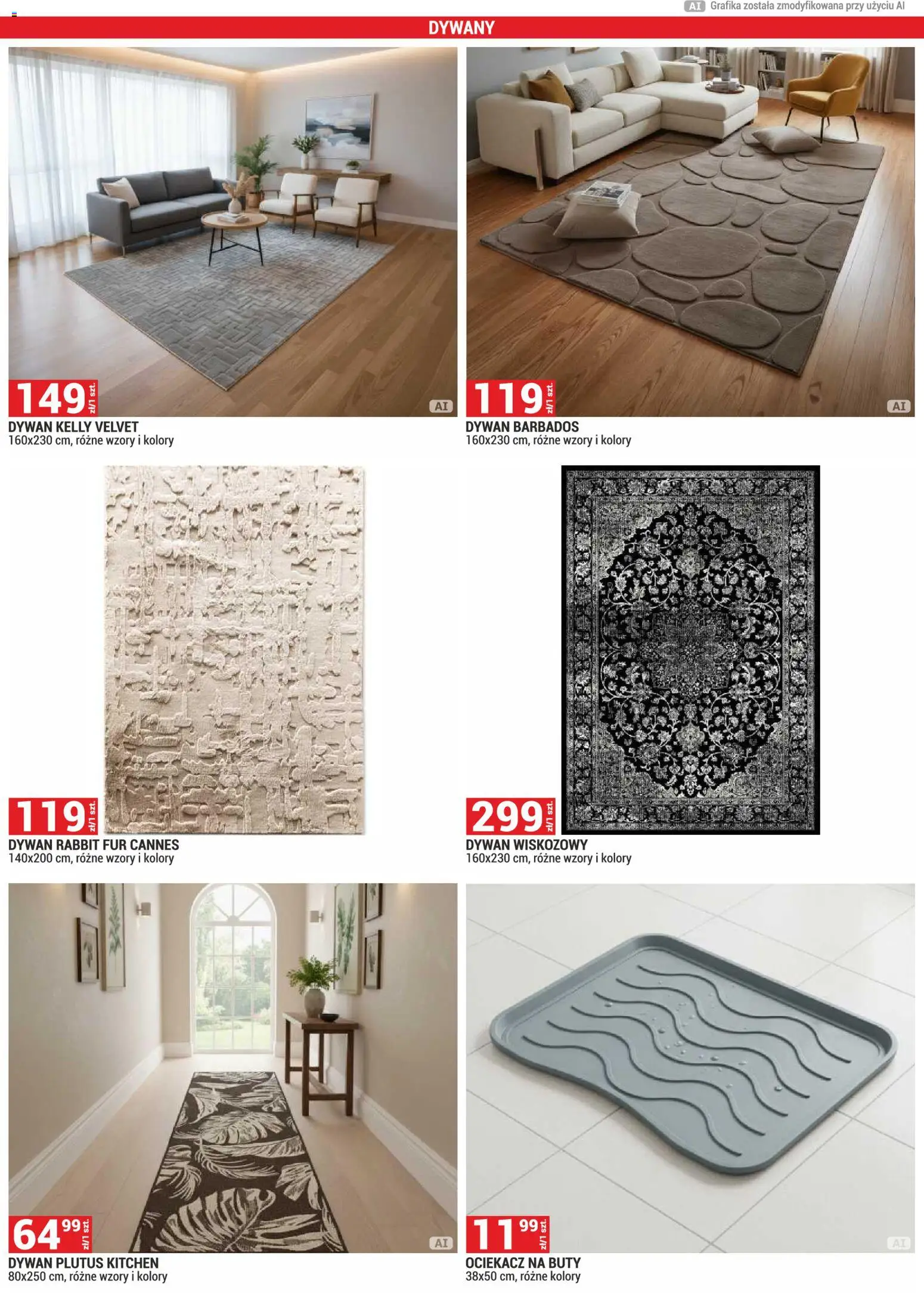 Merkury Market gazetka od 01.11.2026 | Strona: 12 | Produkty: Buty, Dywan, Dywany