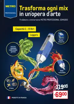 Anteprima del volantino Metro volantino valido a partire dal 27/08/2026 | Pagina: 37 | Prodotti: Frullatore