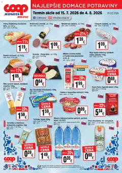 COOP Jednota leták platný od 15.07.2026