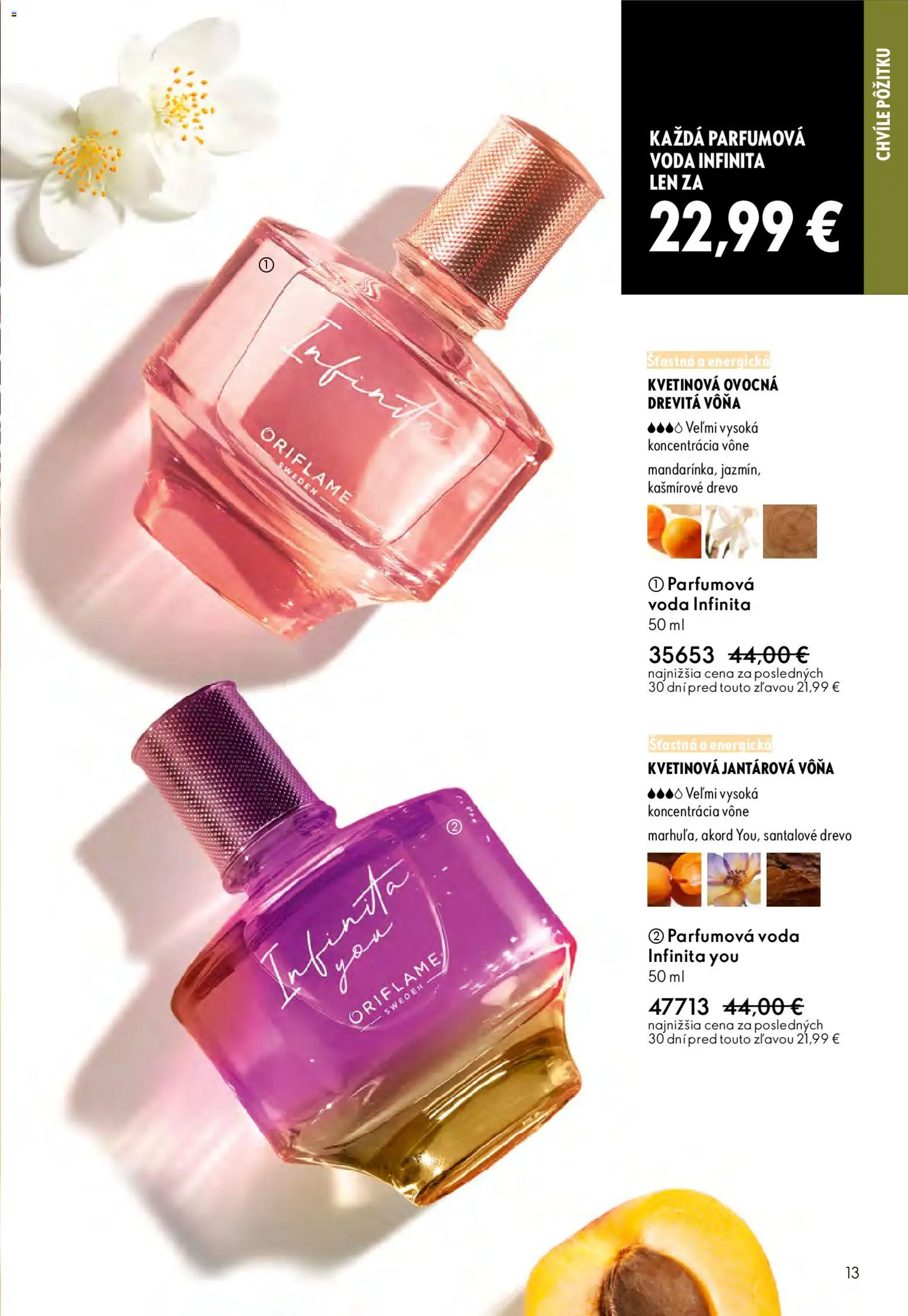Nové Oriflame akcie – leták je platný od 25.03.2026 | Strana: 13 | Produkty: Voda