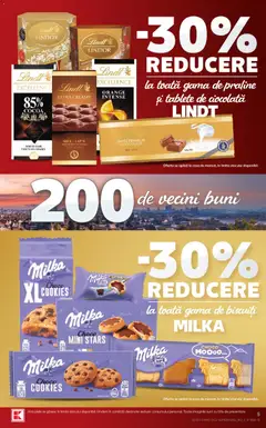 Ofertele Kaufland valabile de la 07.10.2026 | Pagină: 5 | Produse: Lindt, Ciocolată, Intense, Biscuiți