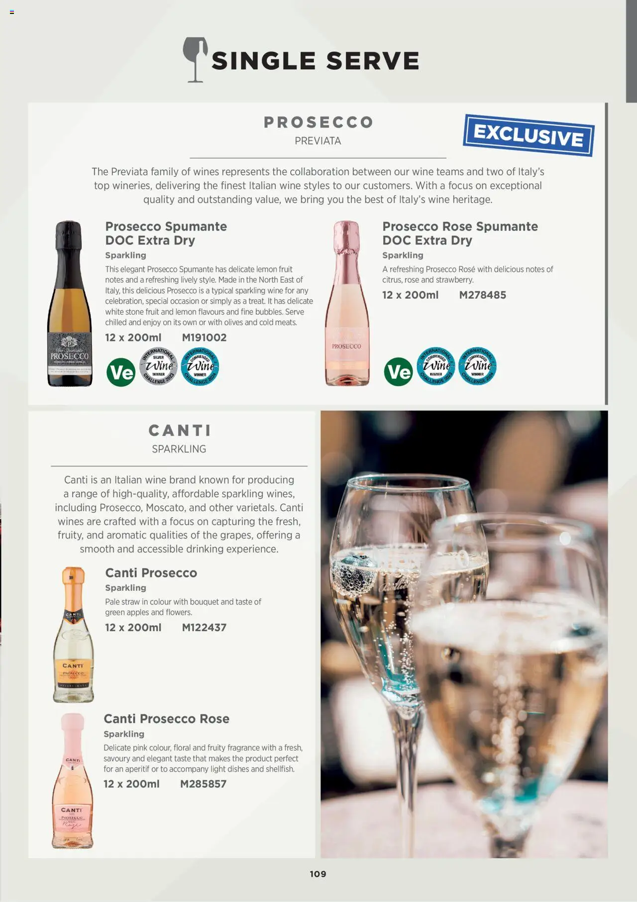 {H1} | Page: 109 | Products: Fruit, Sparkling wine, Apples, Olives
