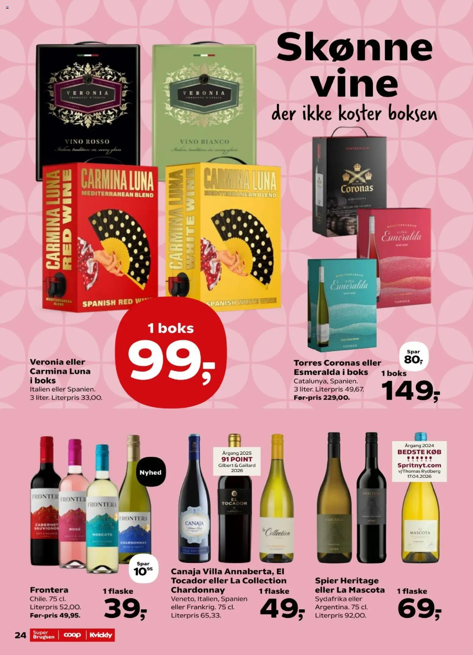 Super Brugsen tilbudsavis – gyldig fra 01/10/2026 | Side: 25 | Produkter: Boks