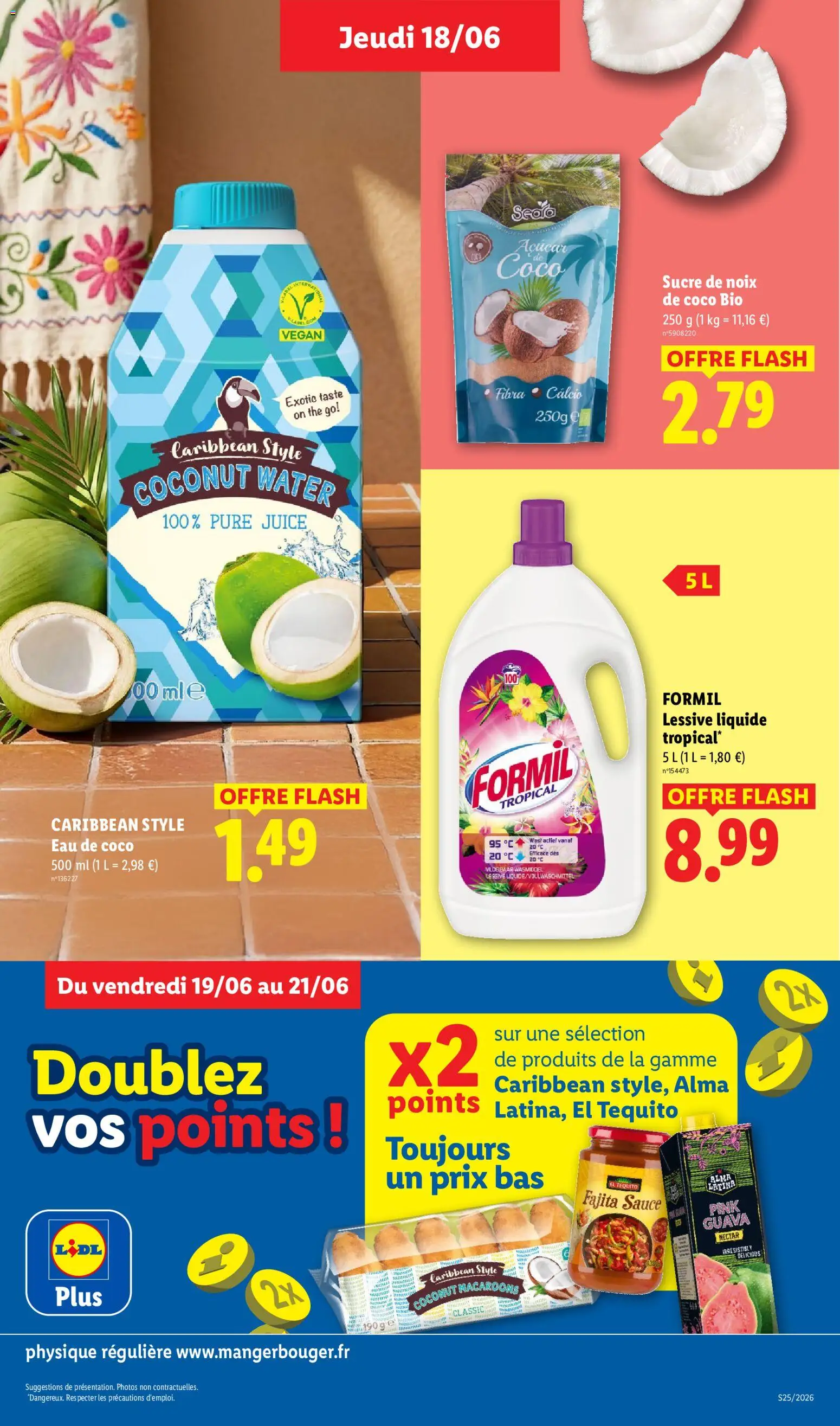 {H1} | Page: 19 | Produits: Noix de coco, Détergent, Thé, Noix