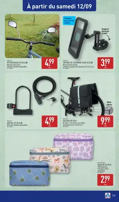 Aldi - Prévisualisation de Aldi catalogue valide à partir de 08/09/2026 | Page: 39 | Produits: Vélo, Sac, Sacoche de velo, Sac à dos