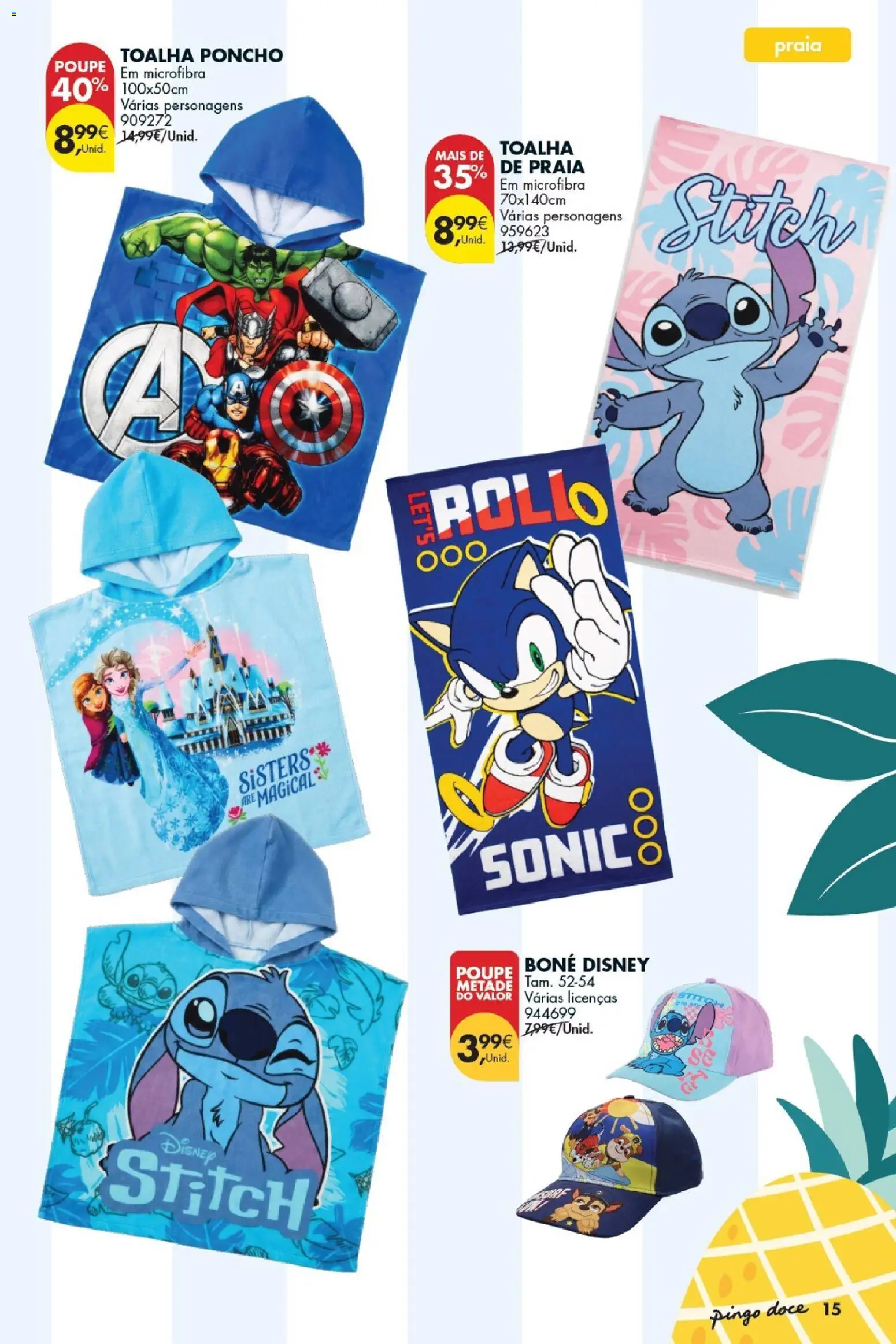 Pingo Doce Bazar Verão 2 │ válido de 30/06/2026 | Página: 15 | Produtos: Boné
