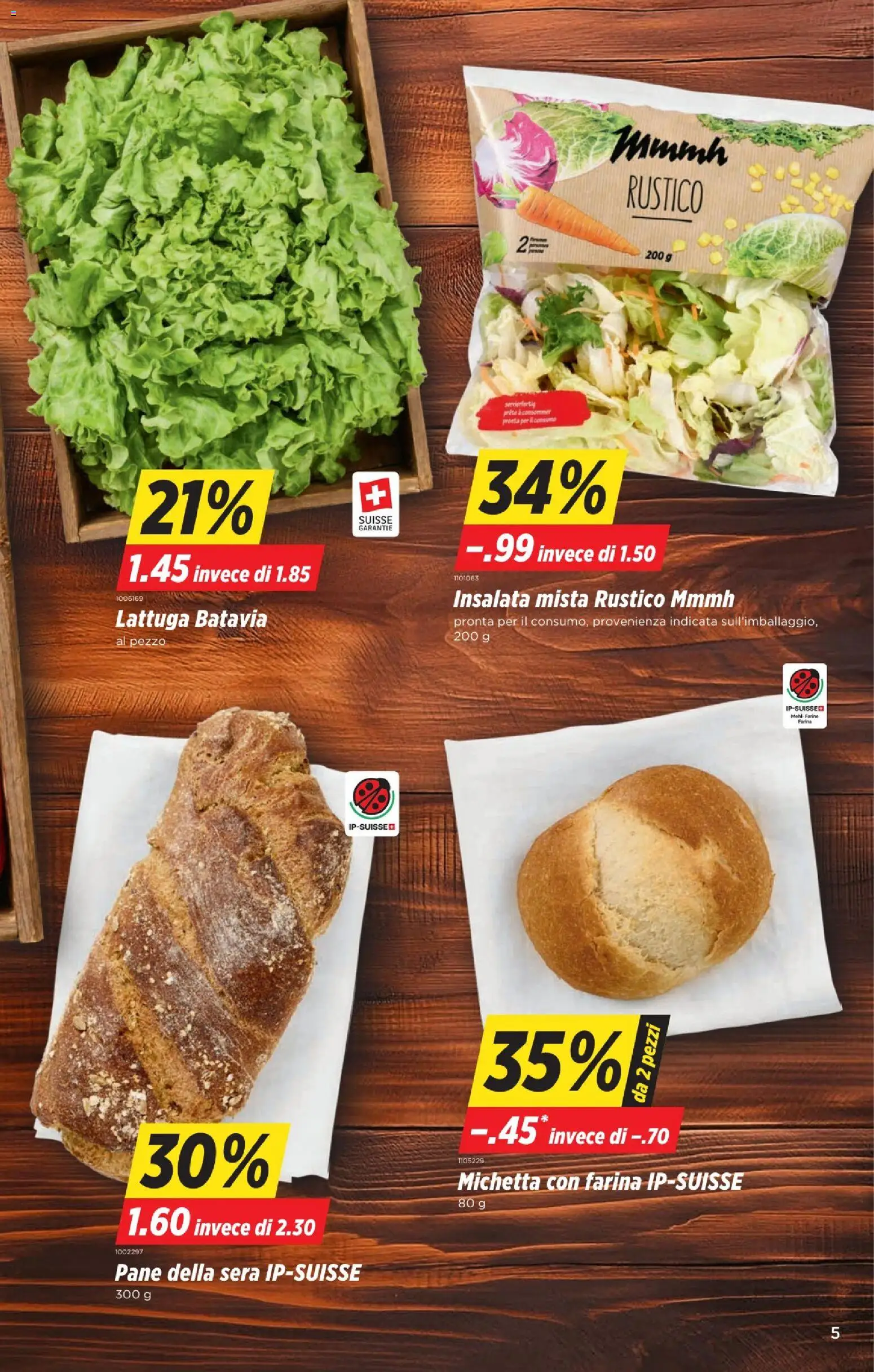 Denner aktionen IT – gültig ab 06.08.2026 | Seite: 5 | Produkte: Mehl, Pane