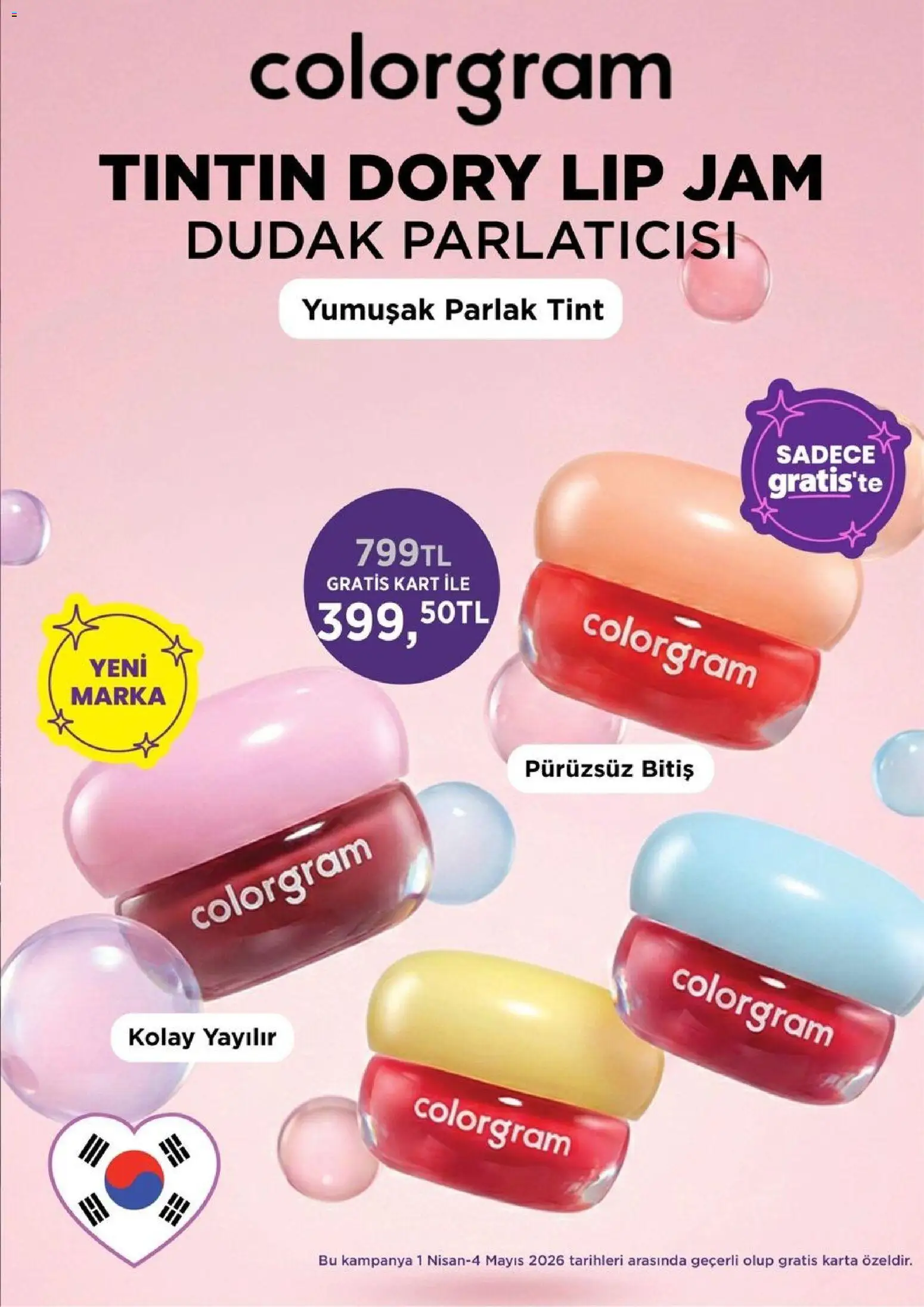 Gratis Katalog - 01.04.2026 tarihinden itibaren geçerlidir | Sayfa: 15 | Ürünler: Dudak parlatıcısı