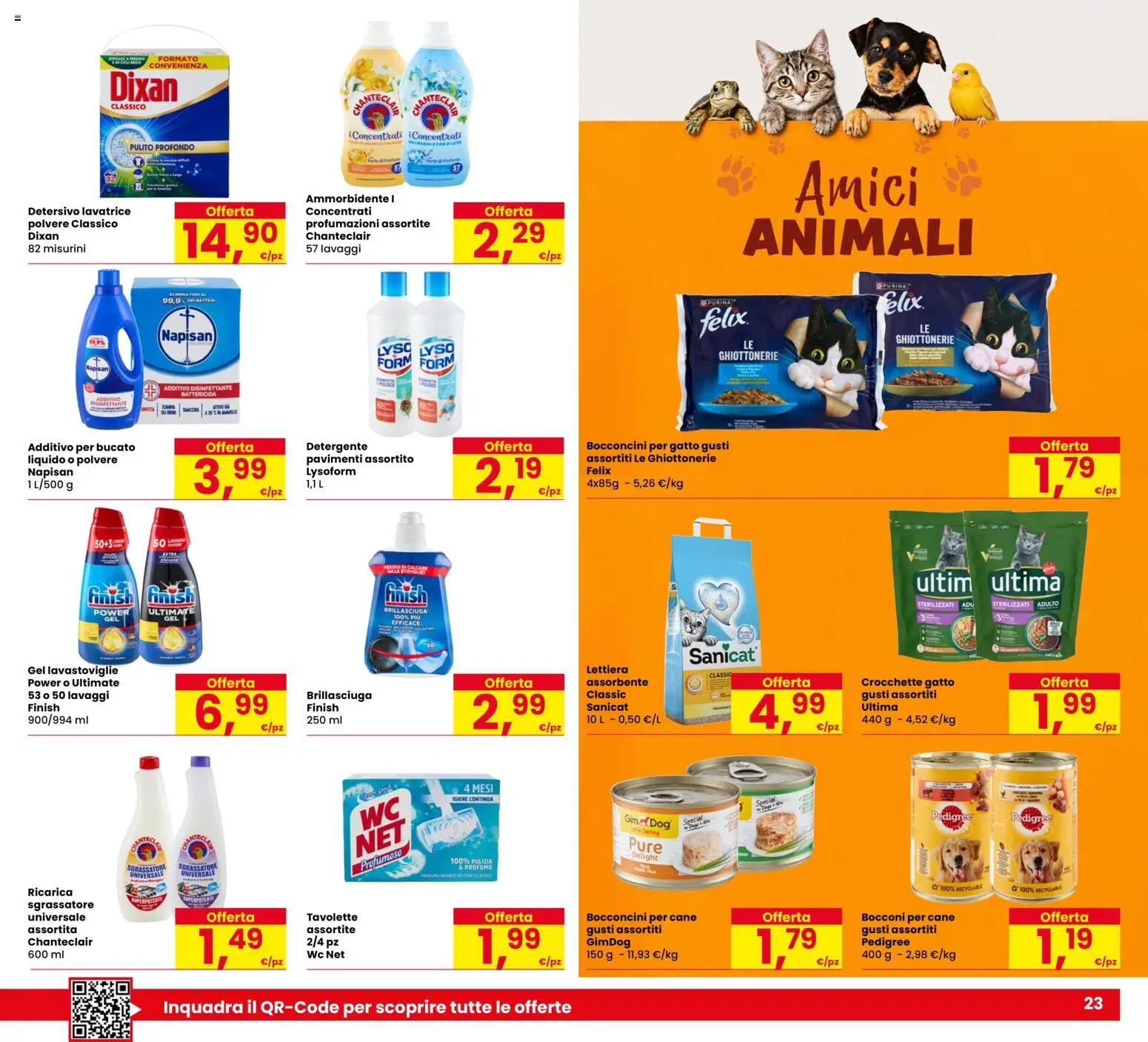 Volantino Despar del 01/10/2026 | Pagina: 23 | Prodotti: Loto, Crocchette gatto, WC, Profumo