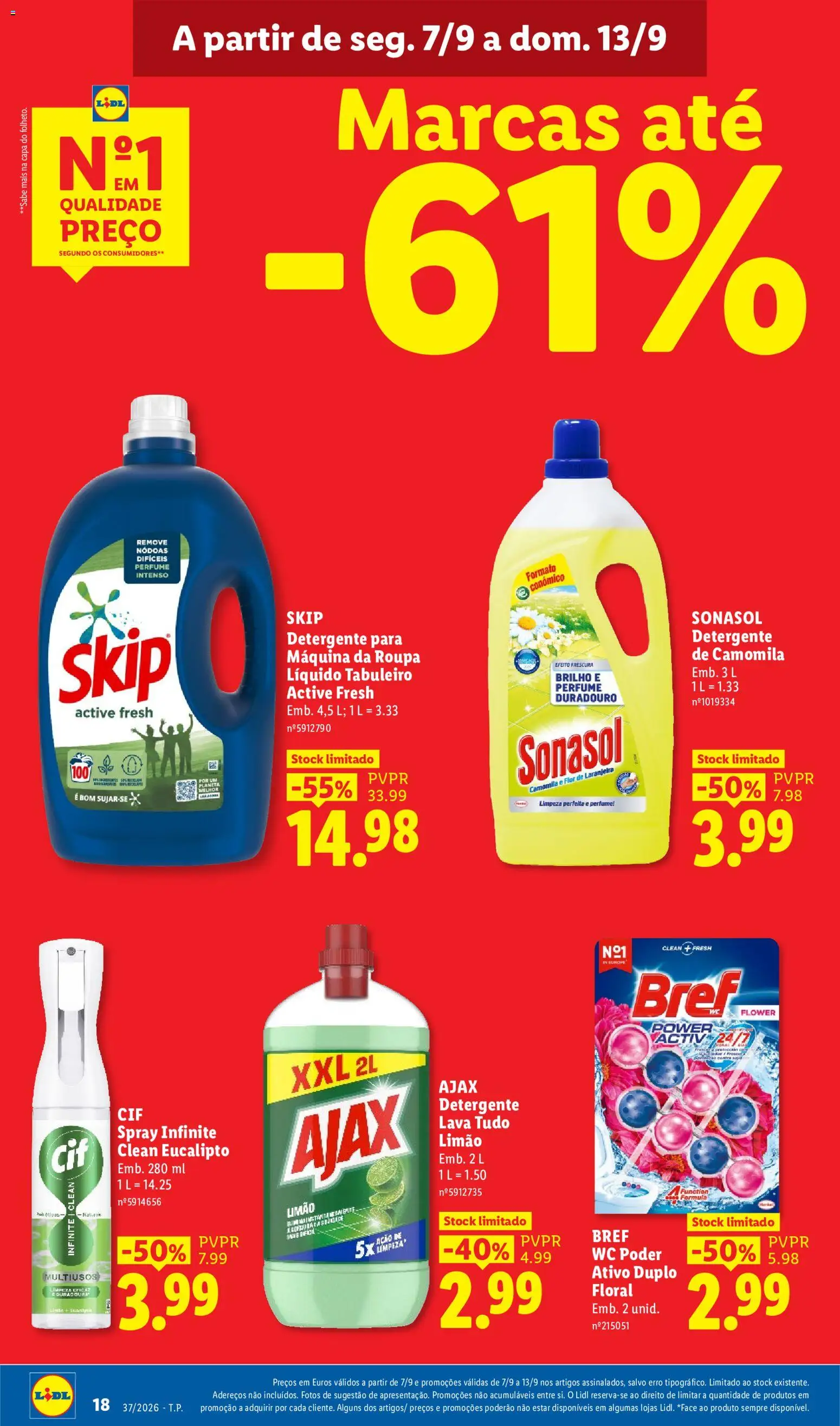 Lidl Promoções Semanais │ válido de 07/09/2026 | Página: 20 | Produtos: Perfume, Detergente