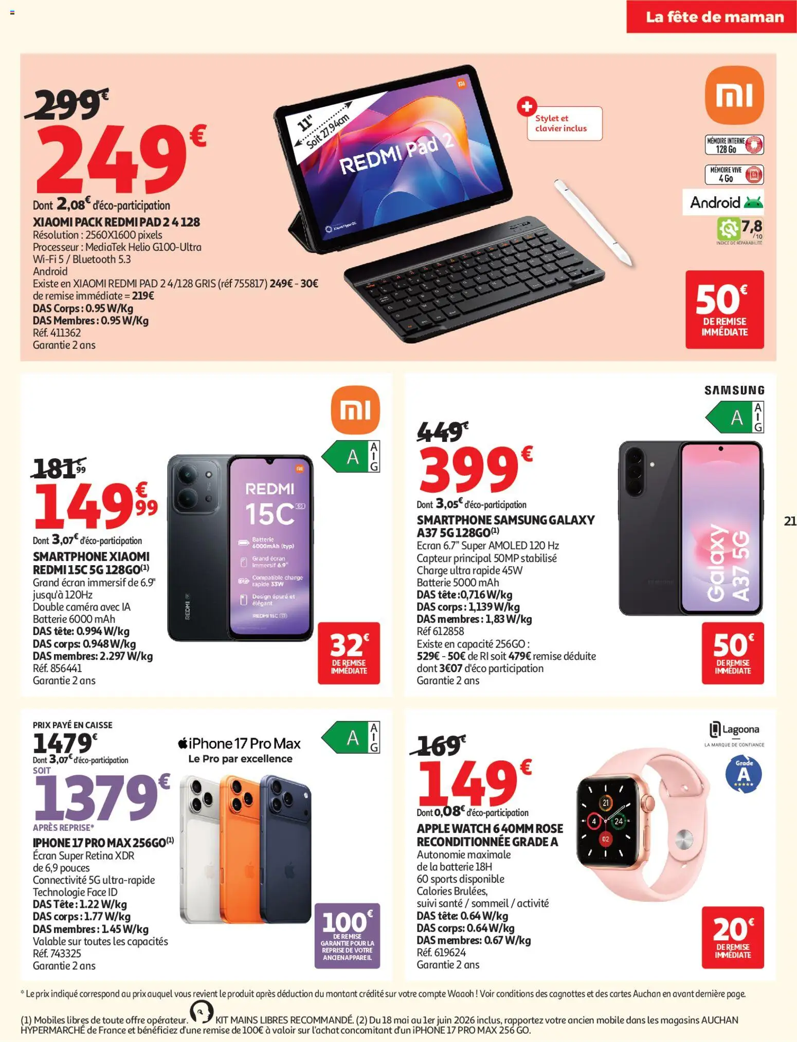 {H1} | Page: 21 | Produits: Clavier, Batterie, Iphone, Caméra