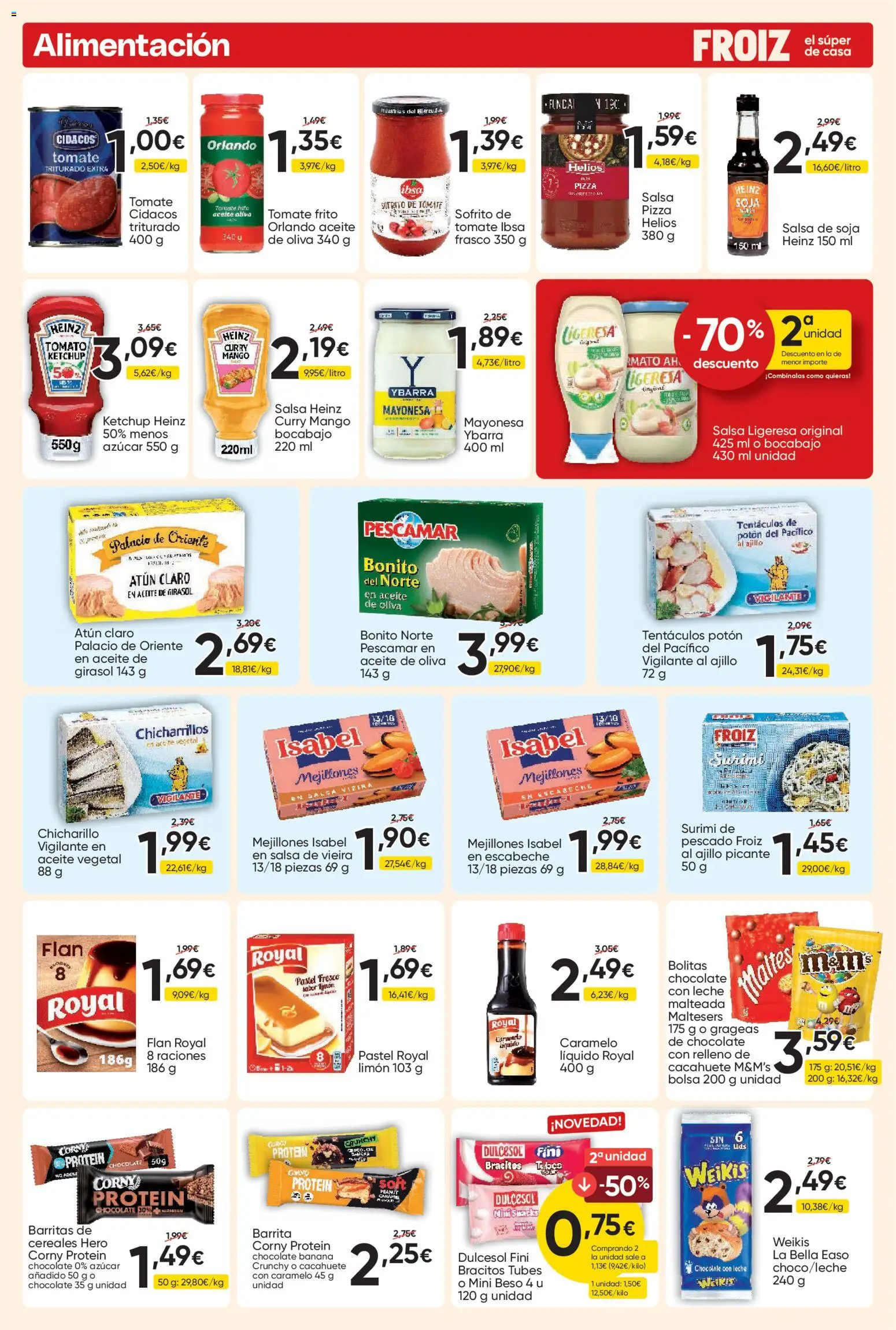 Froiz folleto │ válido desde el 15/09/2026 | Página: 10 | Productos: Cereales, Aceite de girasol, Mayonesa, Azúcar