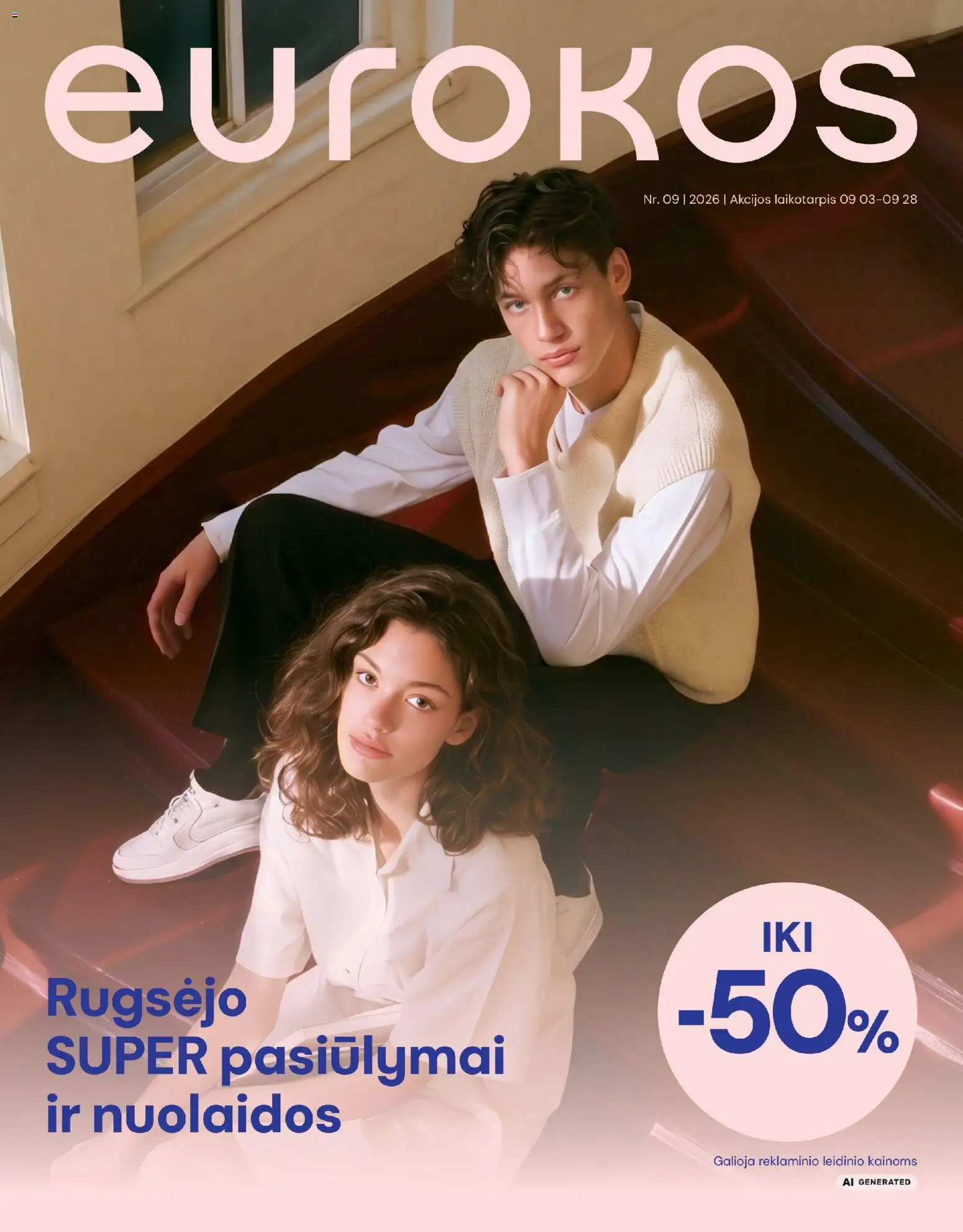 Eurokos akcijos nuo 2026.09.03 | Puslapis: 1