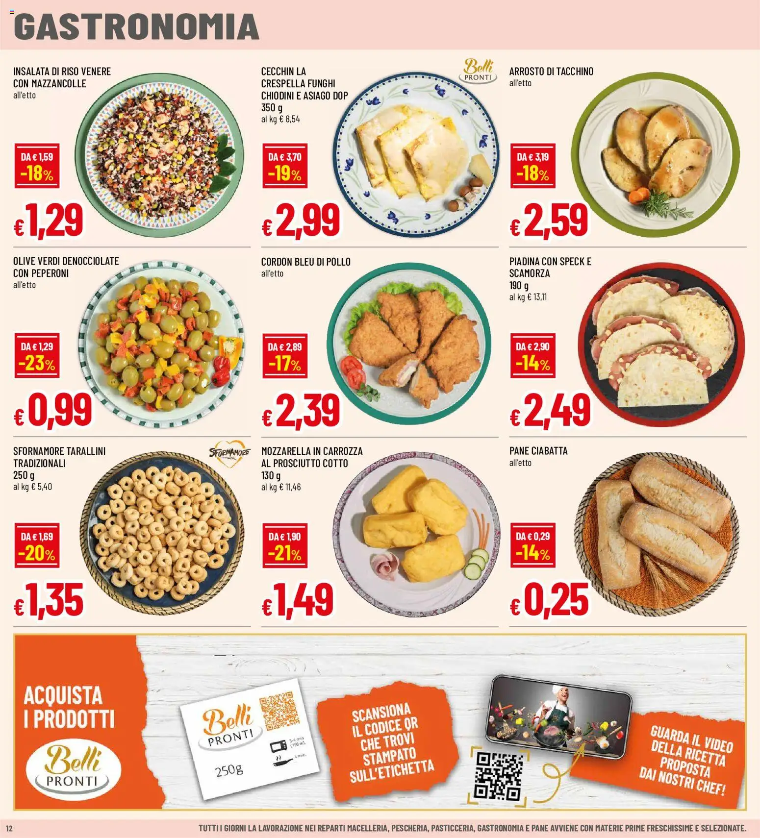 Volantino Famila del 03/09/2026 | Pagina: 12 | Prodotti: Arrosto, Pane, Insalata, Prosciutto