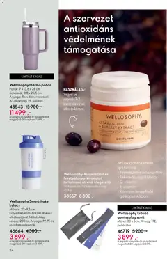 Katalógus Oriflame 2026/06 - amely érvényes a következő dátumtól: 15.04.2026 | Oldal: 114 | Termékek: Kulacs, Pohár, Erősítő