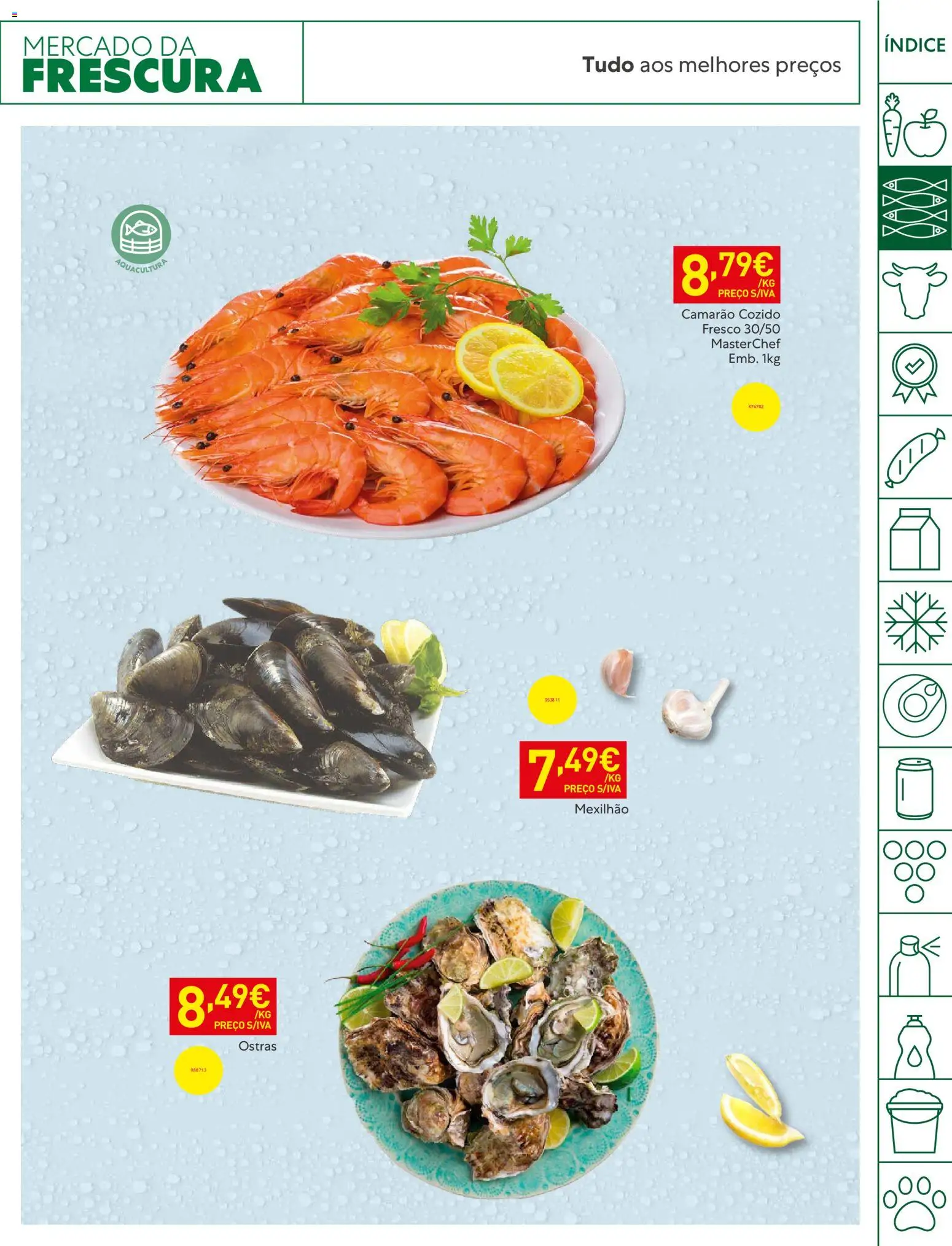 Recheio Folheto Madeira │ válido de 19.05.2026 | Página: 5 | Produtos: Ostras, Camarão