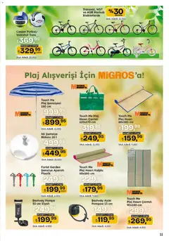 04.06.2026 tarihinden itibaren geçerli olan Migros kataloğu önizlemesi | Sayfa: 130 | Ürünler: Şemsiye