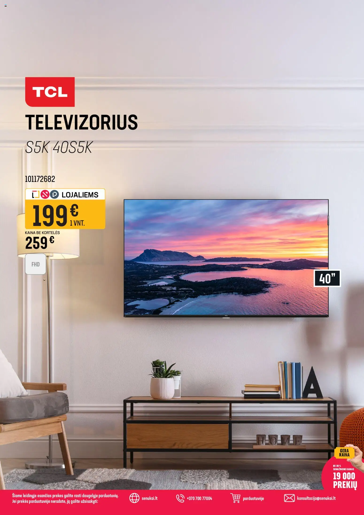 Senukai akcijos nuo 2026.04.08 | Puslapis: 25 | Prekių: Televizorius