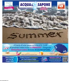 Anteprima del volantino Acqua e Sapone volantino Sicilia valido a partire dal 15.06.2026