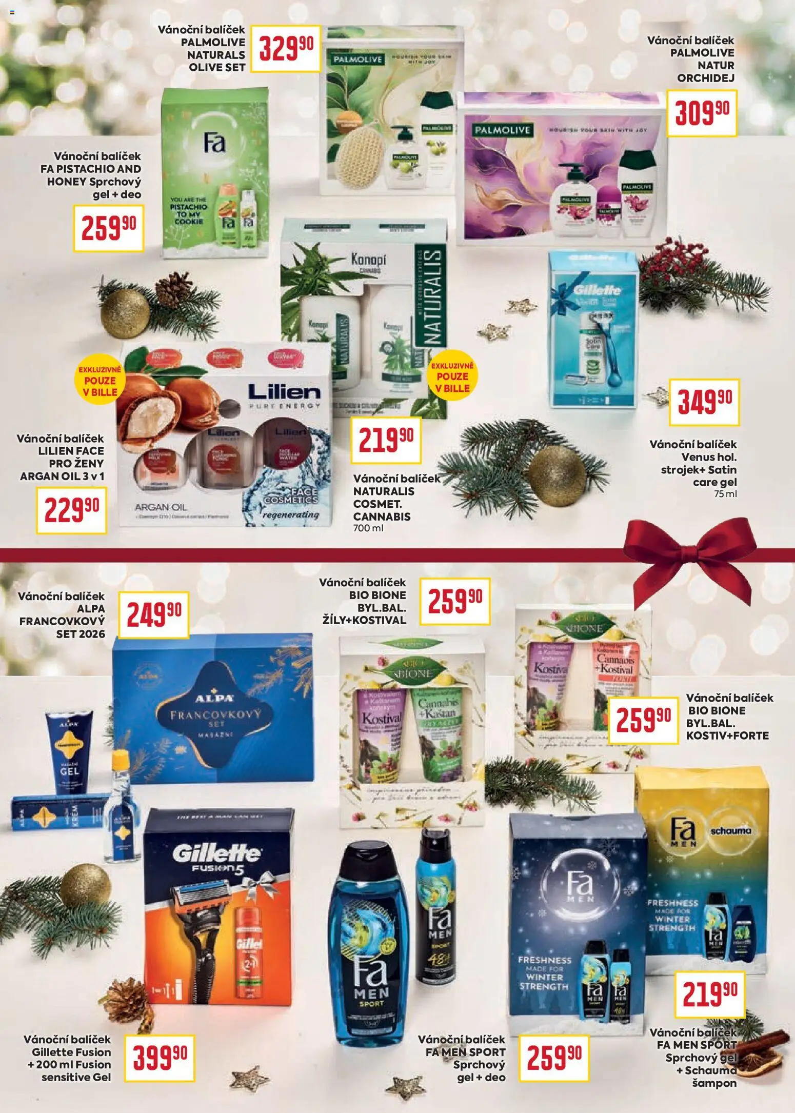 Billa leták - Vánoce od 21.10.2026 | Strana: 36 | Produkty: Sprchový gel, Orchidej, Alpa, Šampon