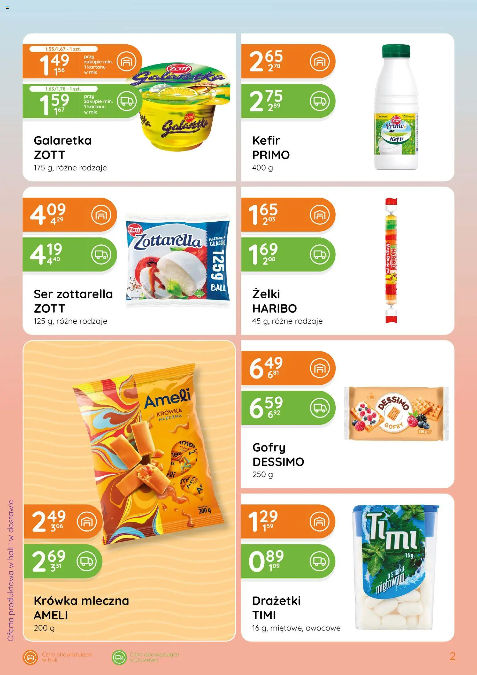 Eurocash gazetka - Letnie Orzeźwienie od 28.05.2026 | Strona: 2 | Produkty: Galaretka, Kefir, Krowka, Ser