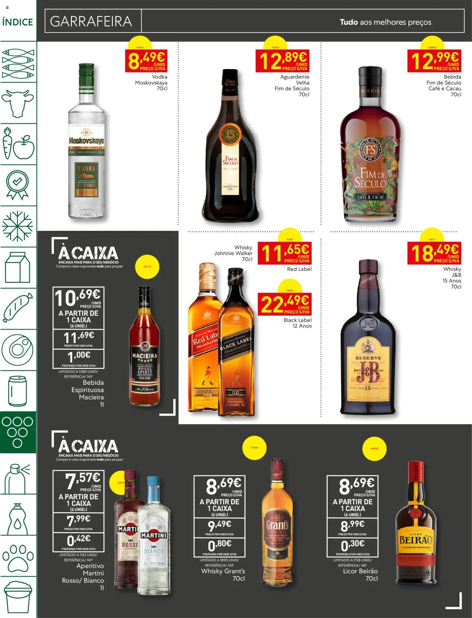 Recheio folheto Madeira │ válido de 22/09/2026 | Página: 28 | Produtos: Whisky, Caixa, Vodka, Bebida