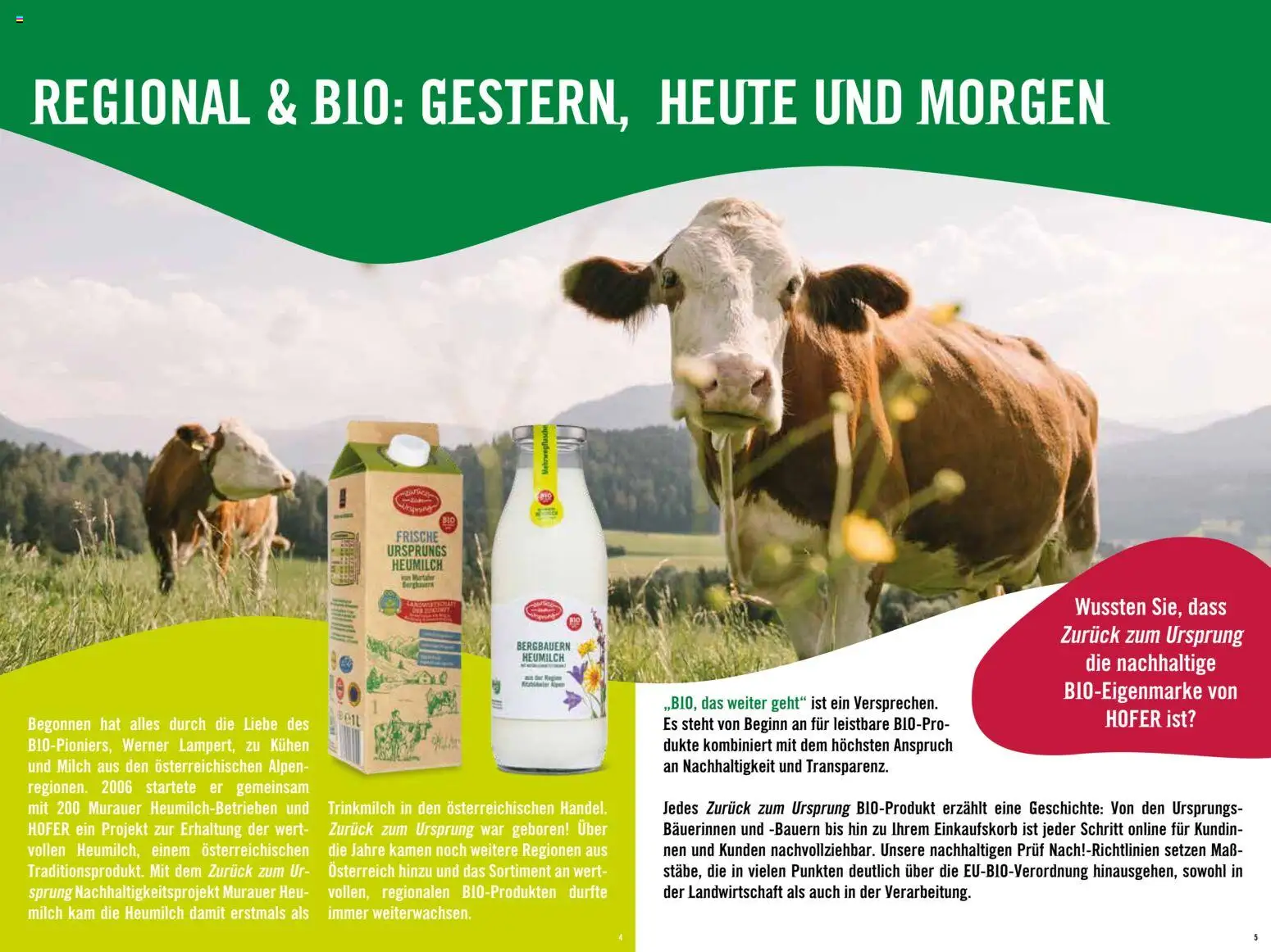 Hofer Alles über die nachhaltige Bio-Eigenmarke von HOFER. gültig ab 01.05.2026 | Seite: 3