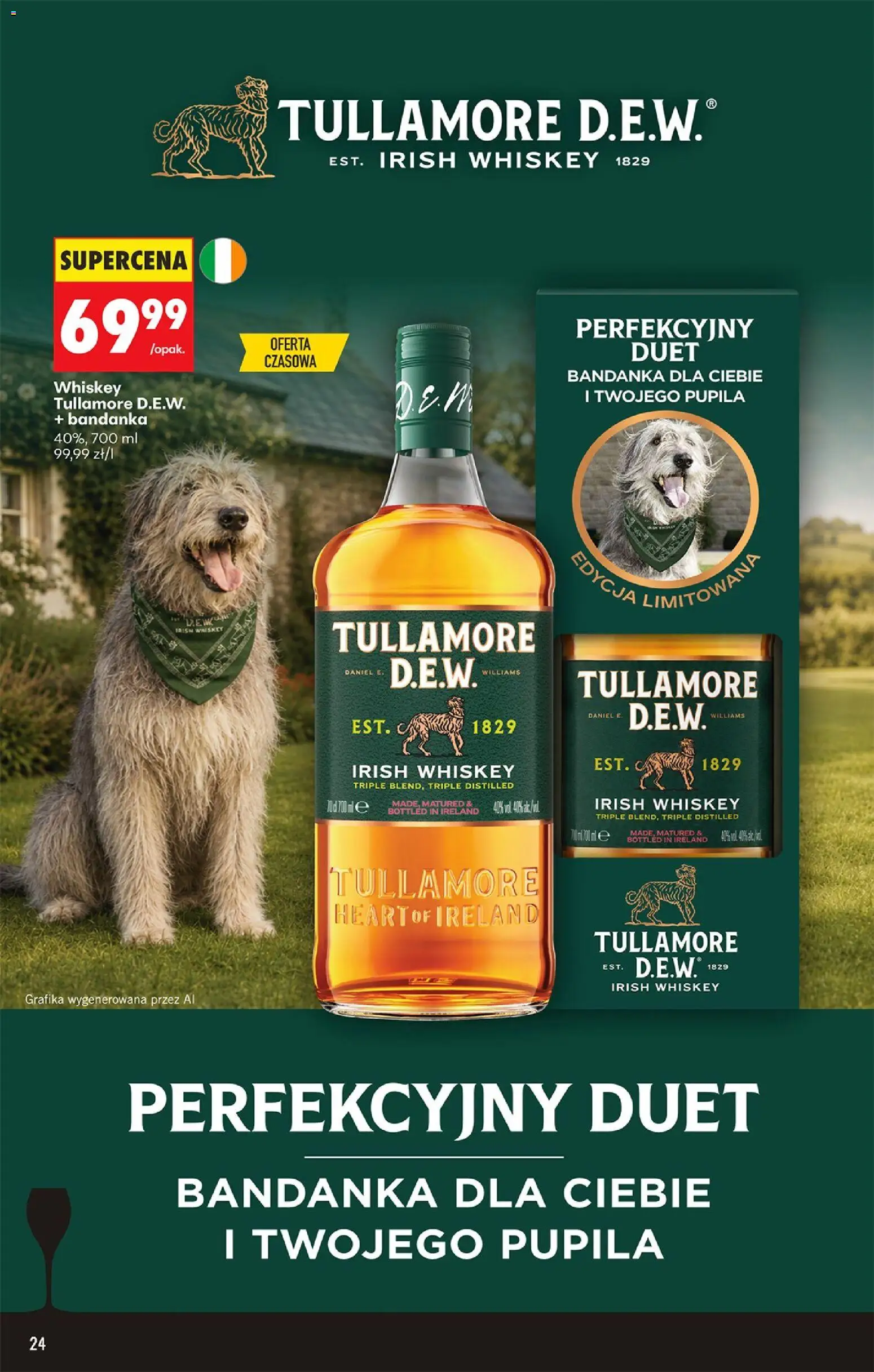 Biedronka gazetka - Czas na toast od 24.08.2026 | Strona: 26 | Produkty: Irish whiskey