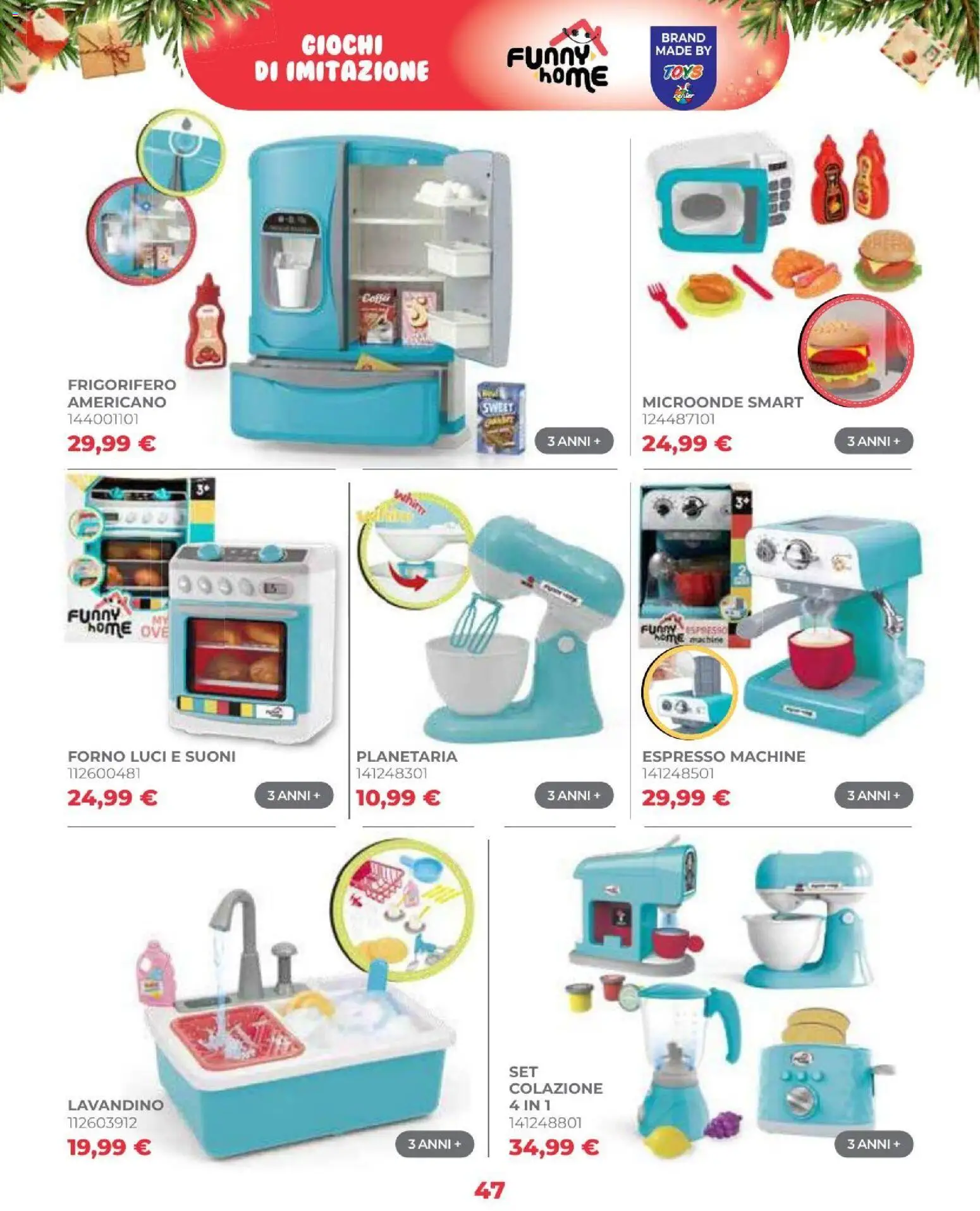 Volantino Toys Center del 16/10/2026 | Pagina: 49 | Prodotti: Microonde, Frigorifero, Forno, Lavandino