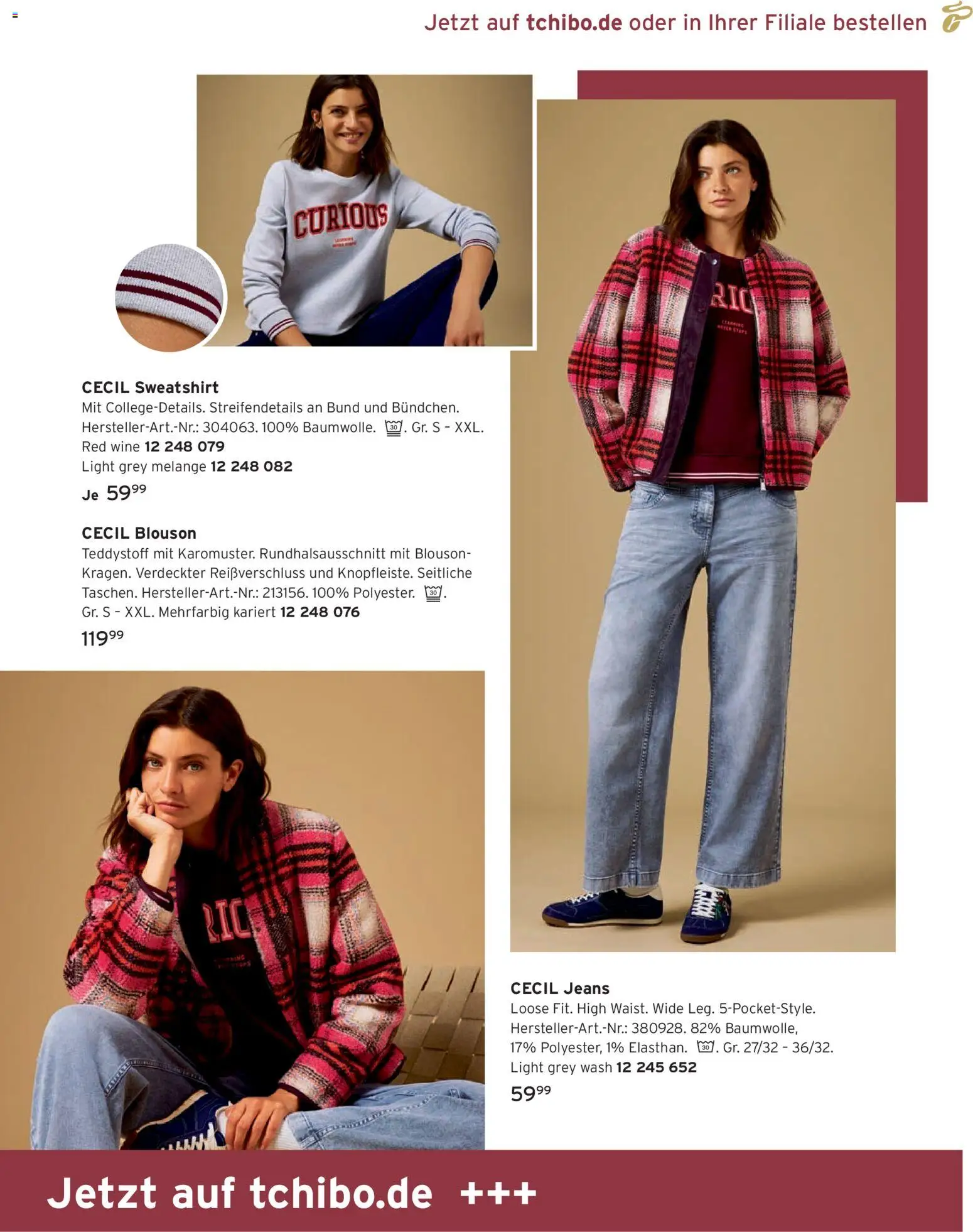 Angebote Tchibo – gültig ab 01.11.2026 | Seite: 87 | Produkte: Sweatshirt, Jeans