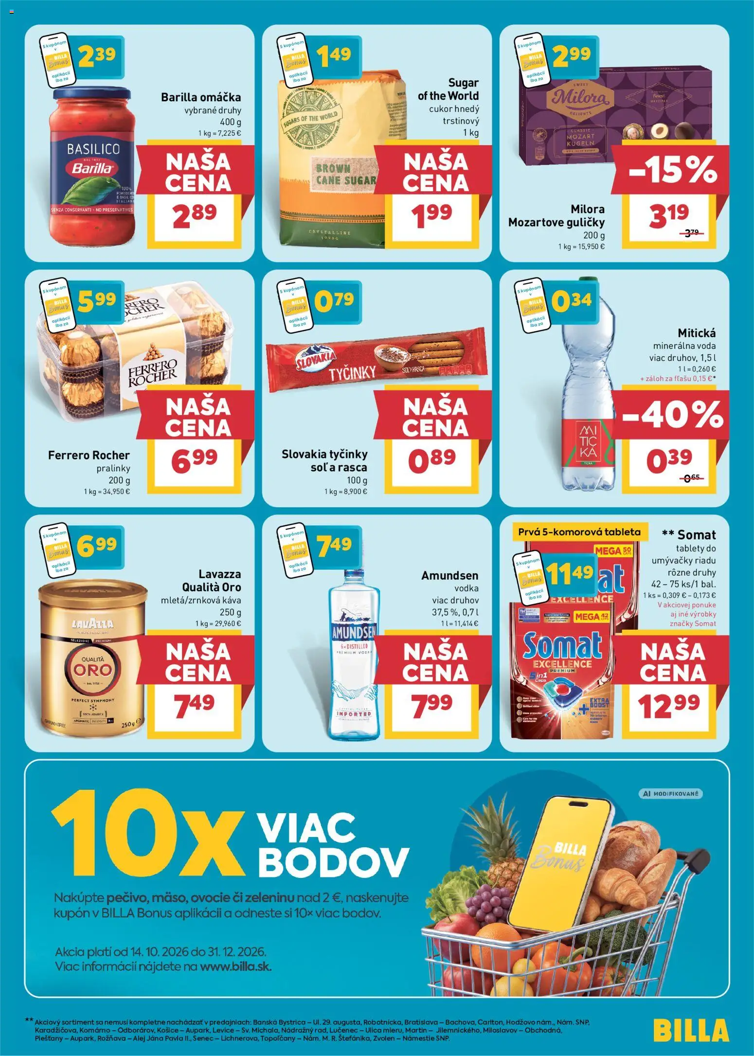 Nové Billa akcie – leták je platný od 28.10.2026 | Strana: 3